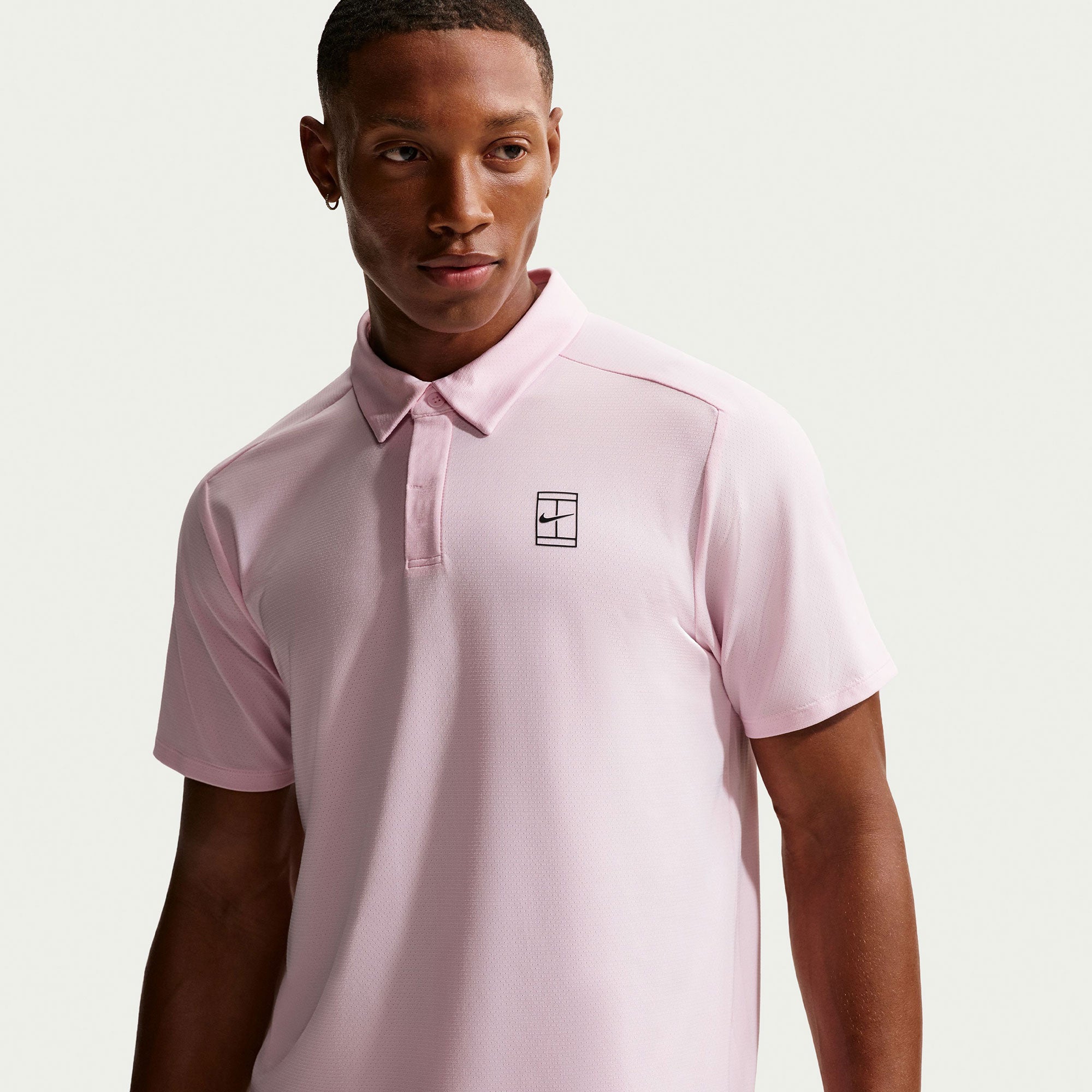 NikeCourt Advantage Men's Dri-FIT Tennis Polo - Pink (1)