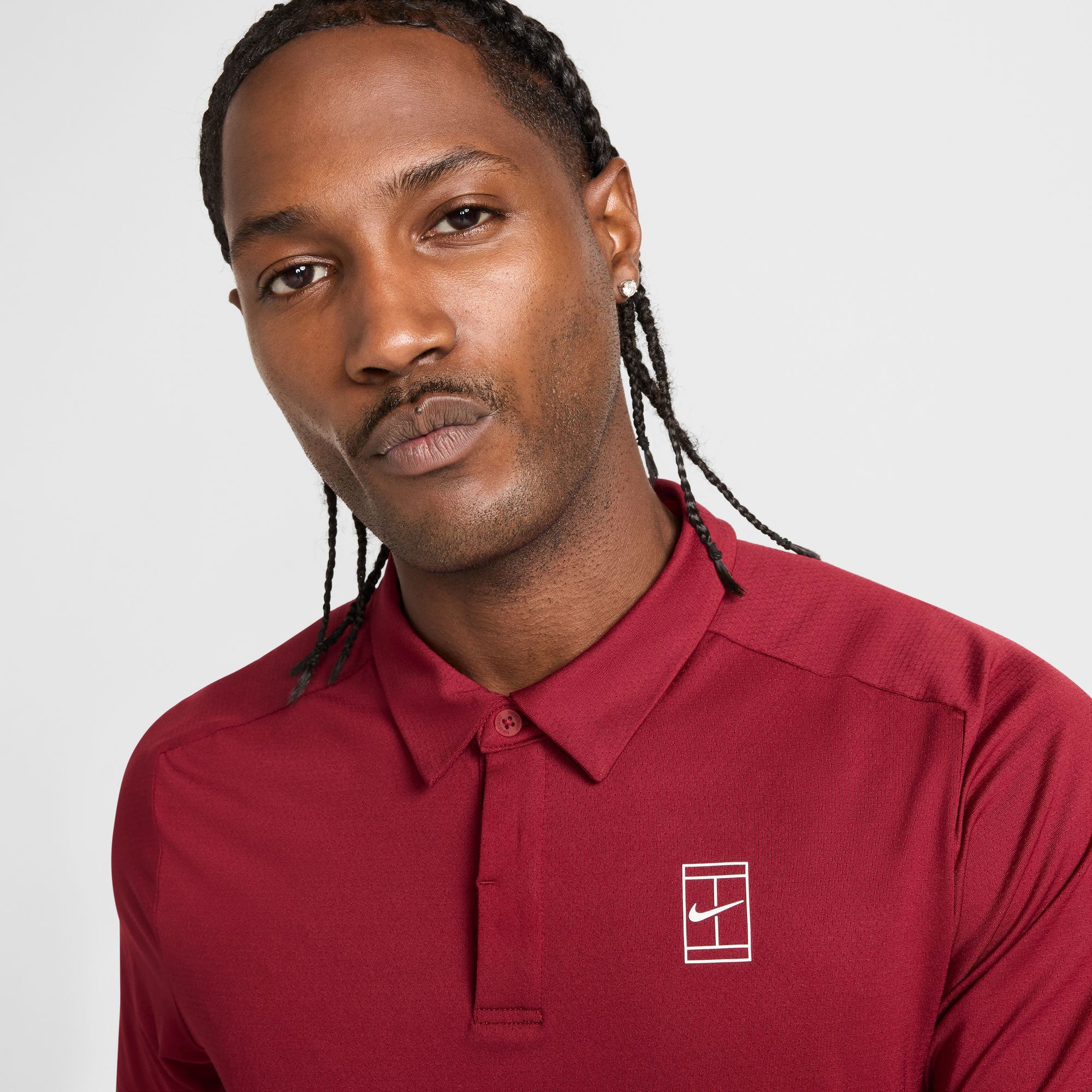 NikeCourt Advantage Men's Dri-FIT Tennis Polo - Red (3)