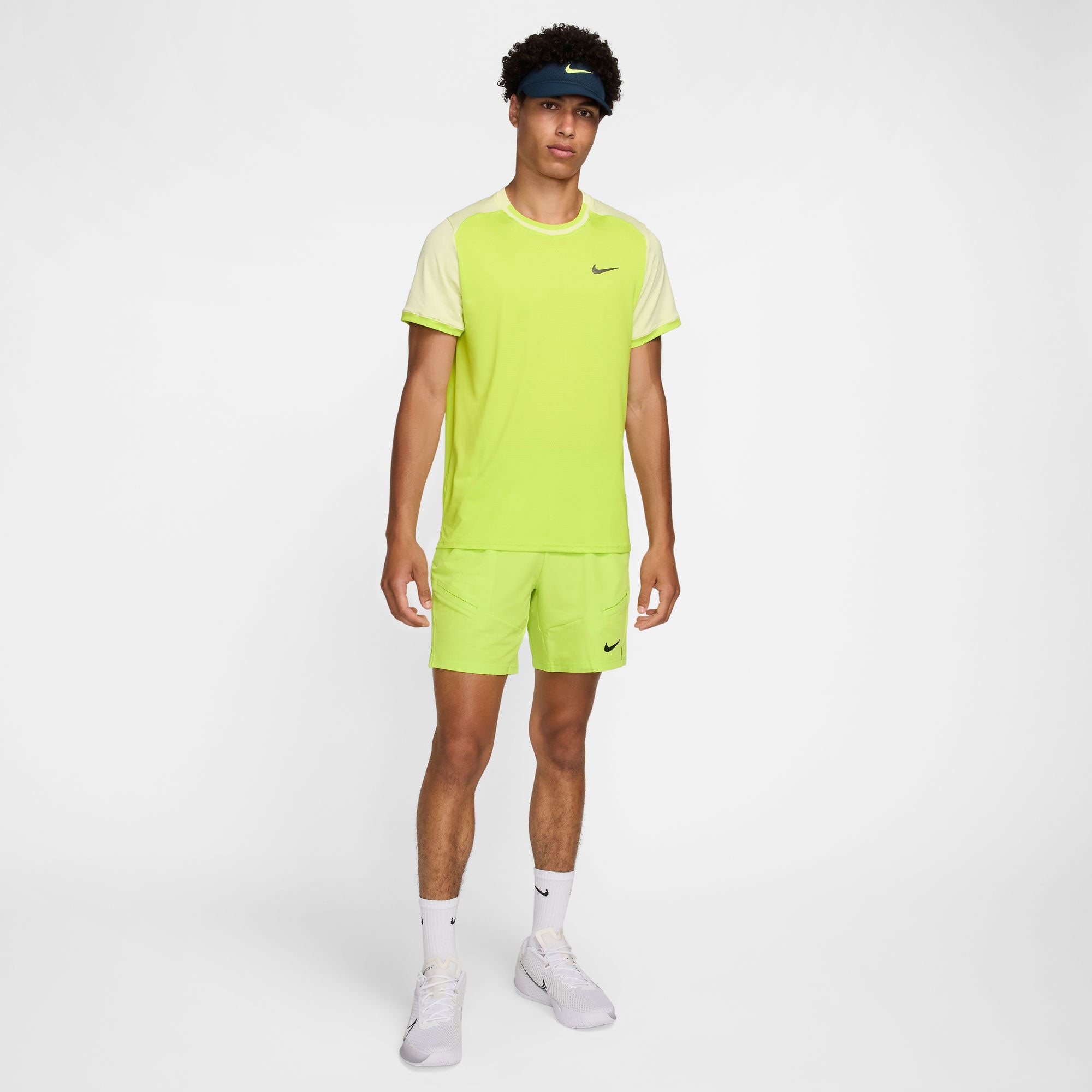 NikeCourt Advantage Men's Dri-FIT Tennis Shirt - Yellow (5)