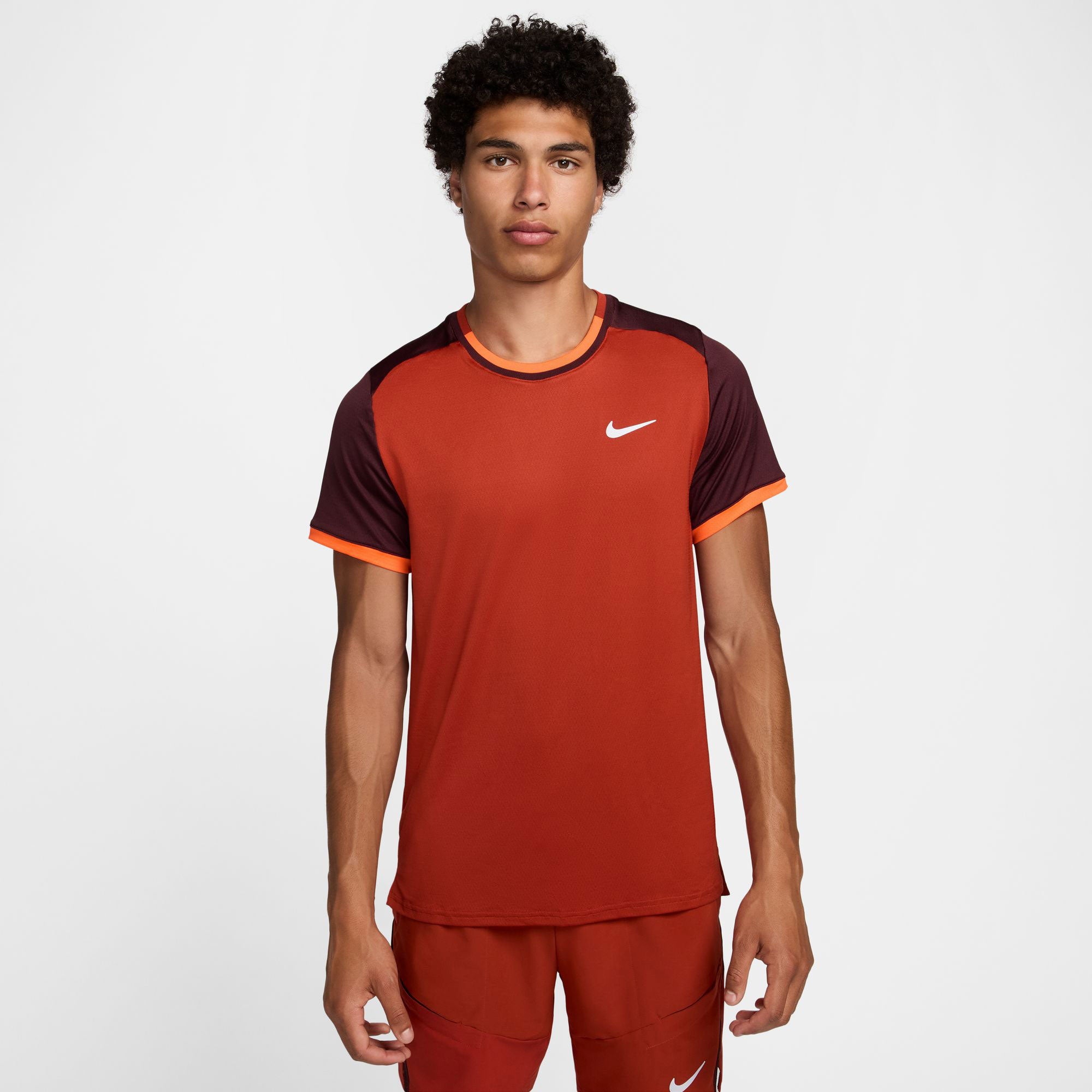 NikeCourt Advantage Men's Dri-FIT Tennis Shirt - Red (1)