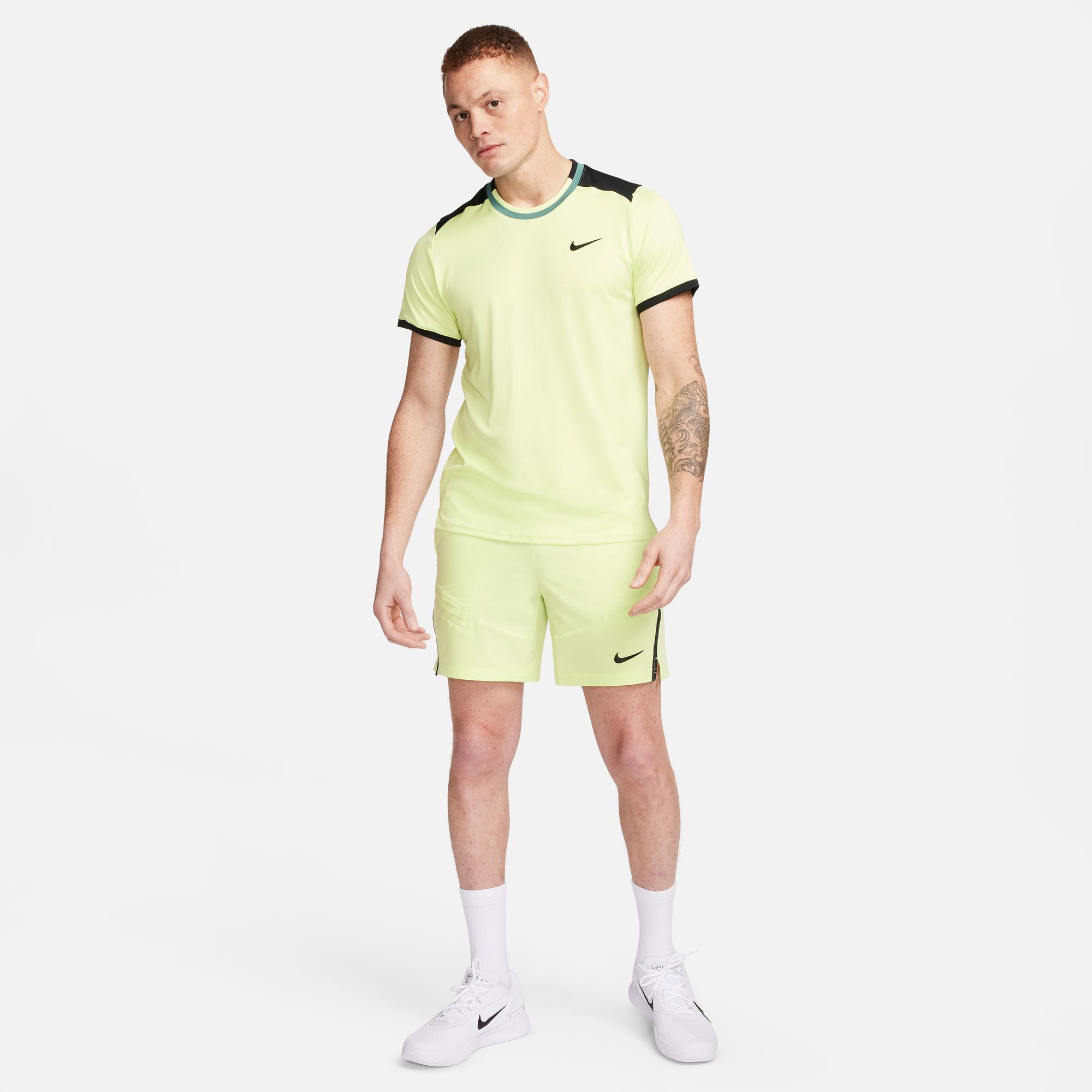 NikeCourt Advantage Men's Dri-FIT Tennis Shirt - Yellow (5)