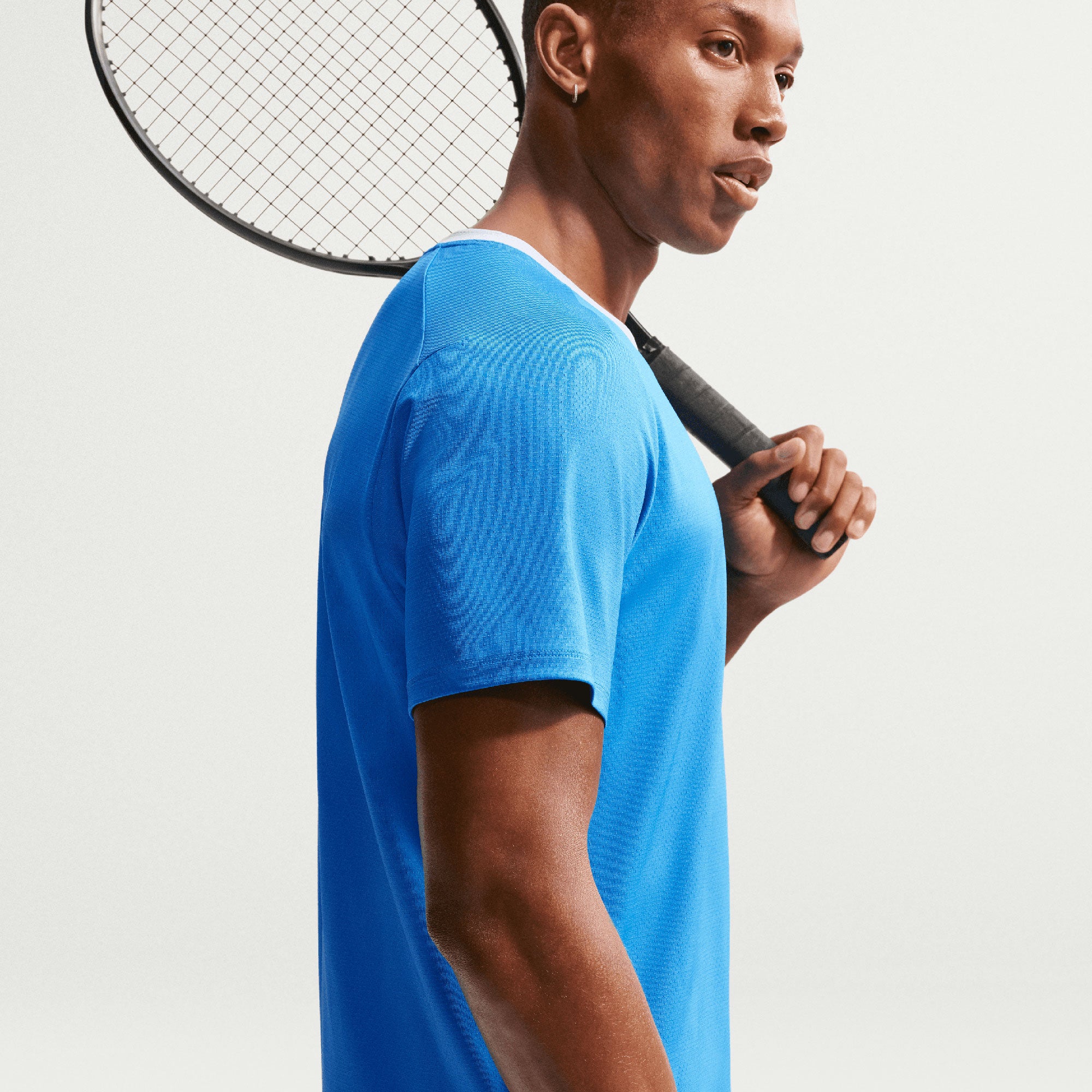 NikeCourt Advantage Men's Dri-FIT Tennis Shirt - Blue (2)