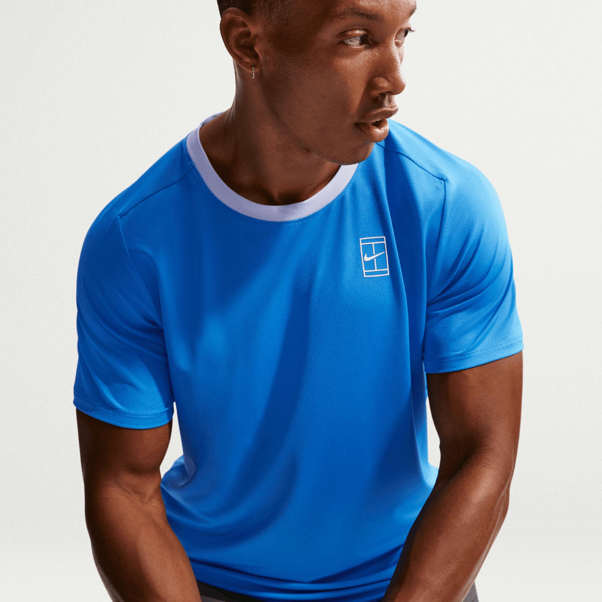 NikeCourt Advantage Men's Dri-FIT Tennis Shirt - Blue (3)