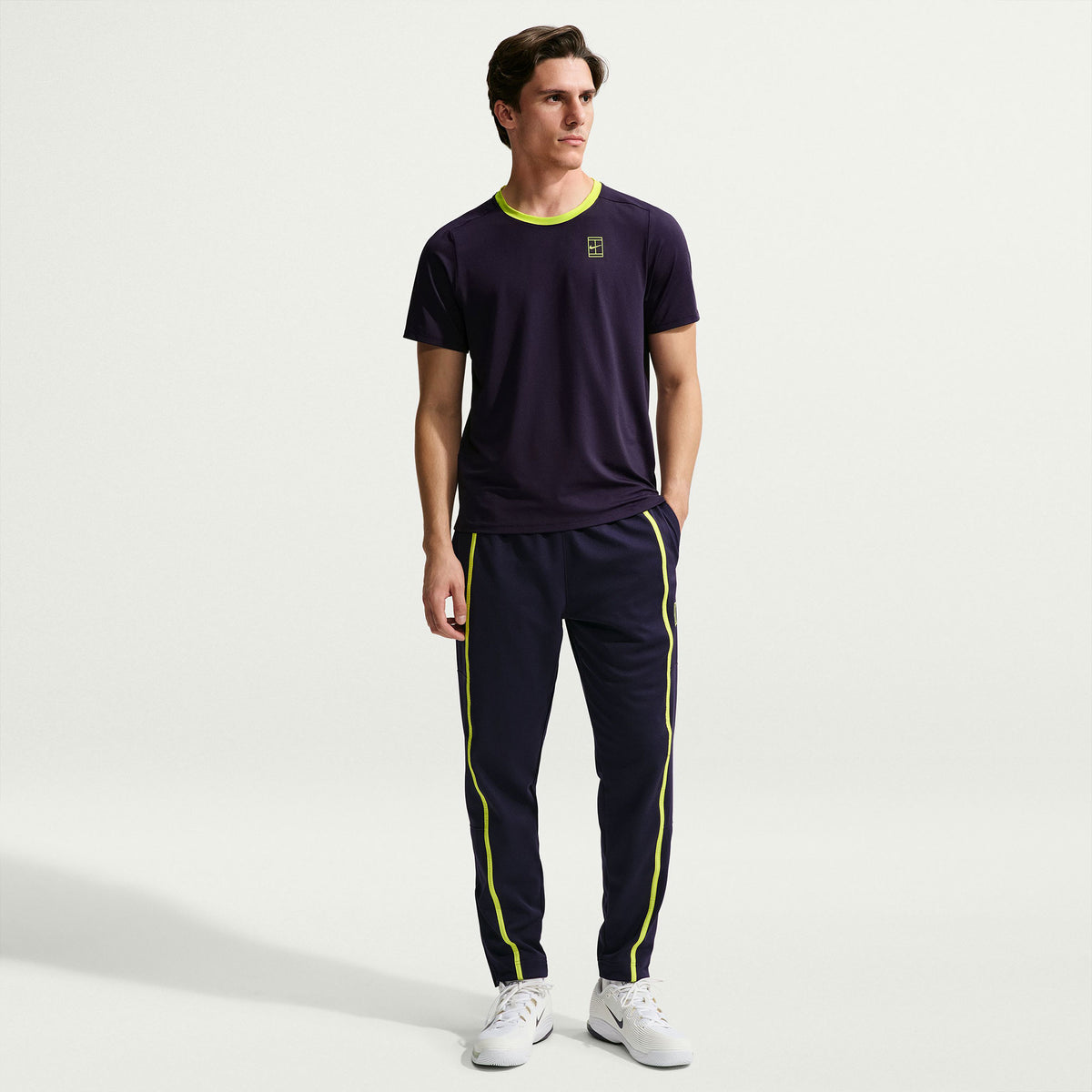 NikeCourt Advantage Men's Dri-FIT Tennis Shirt - Purple (4)