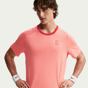 NikeCourt Advantage Men's Dri-FIT Tennis Shirt - Pink (1)