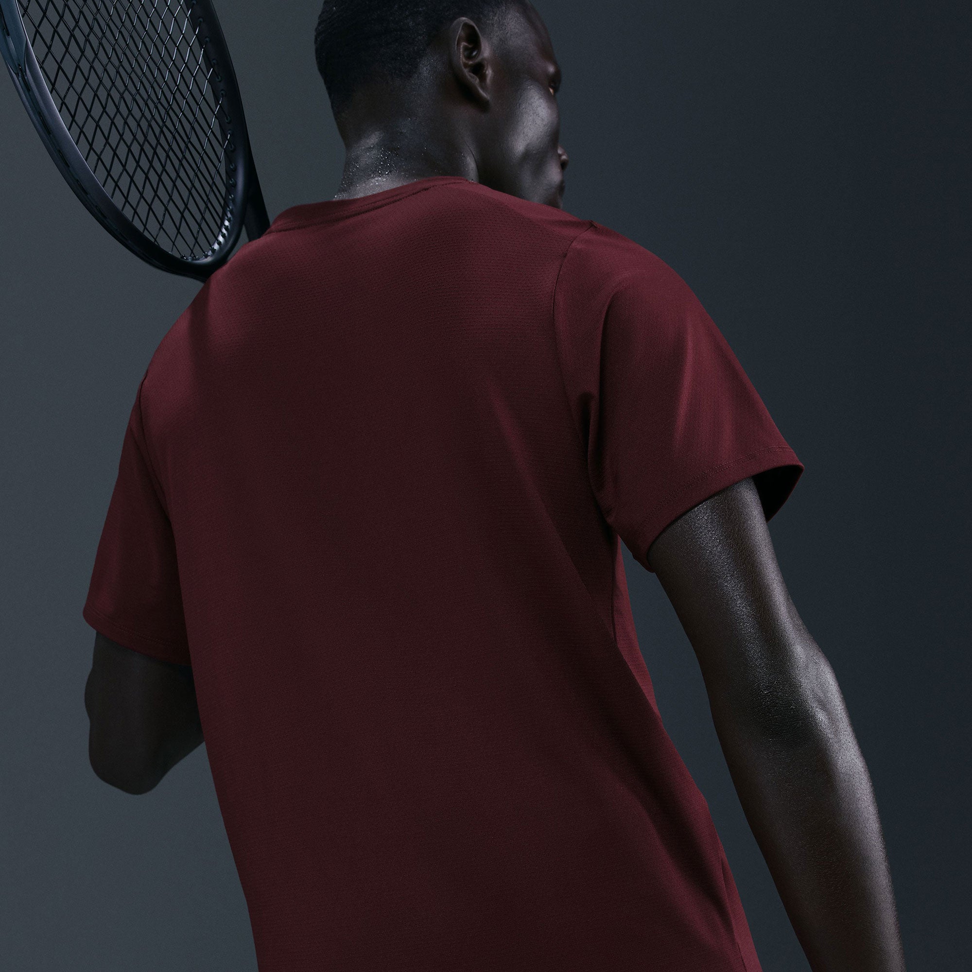 NikeCourt Advantage Men's Dri-FIT Tennis Shirt - Red (2)