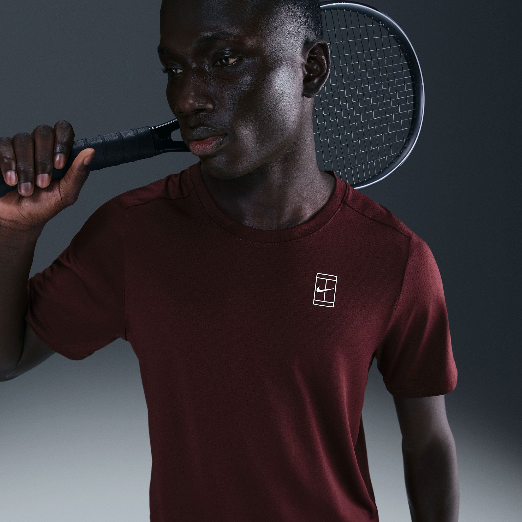 NikeCourt Advantage Men's Dri-FIT Tennis Shirt - Red (3)