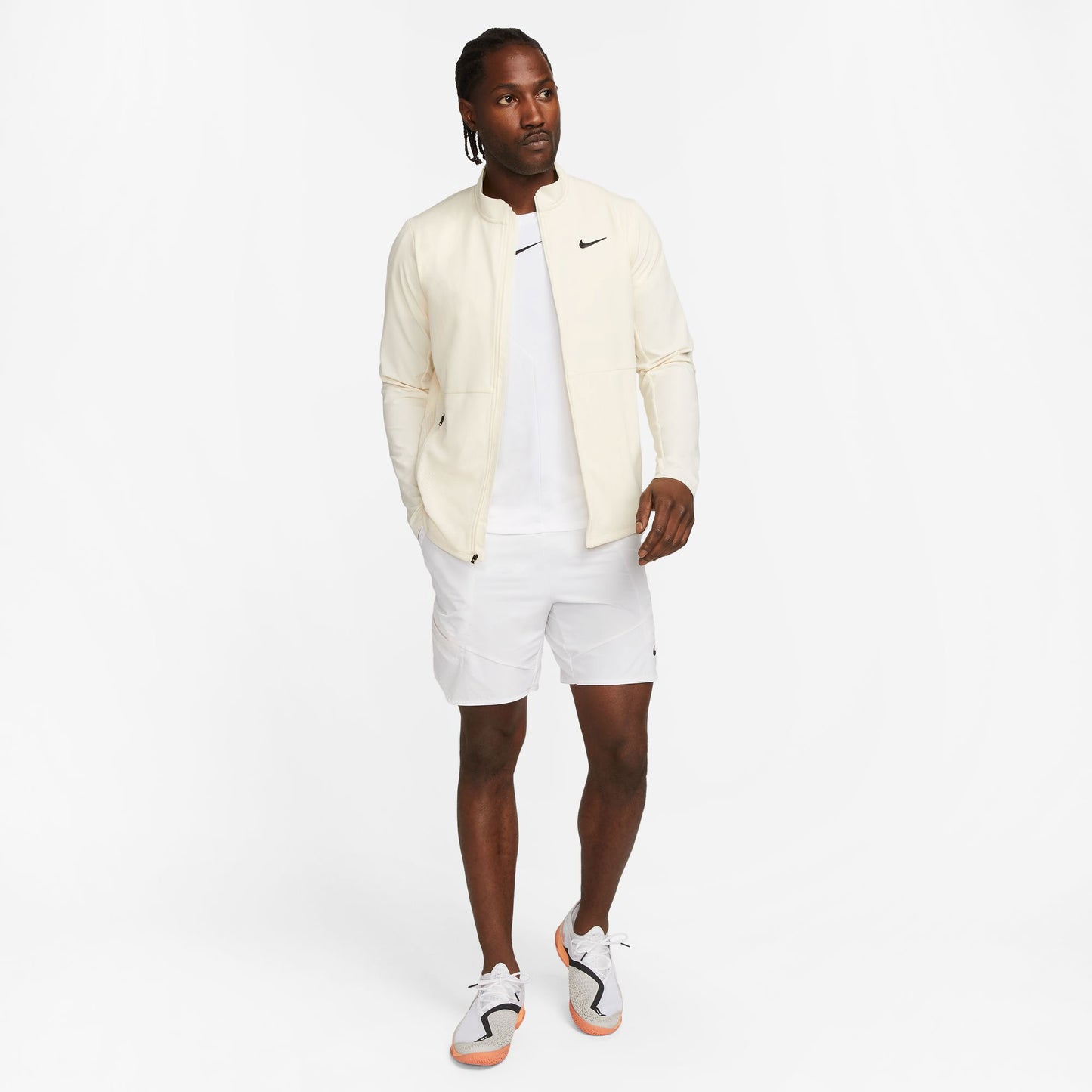 NikeCourt Advantage Men's Packable Tennis Jacket White (6)