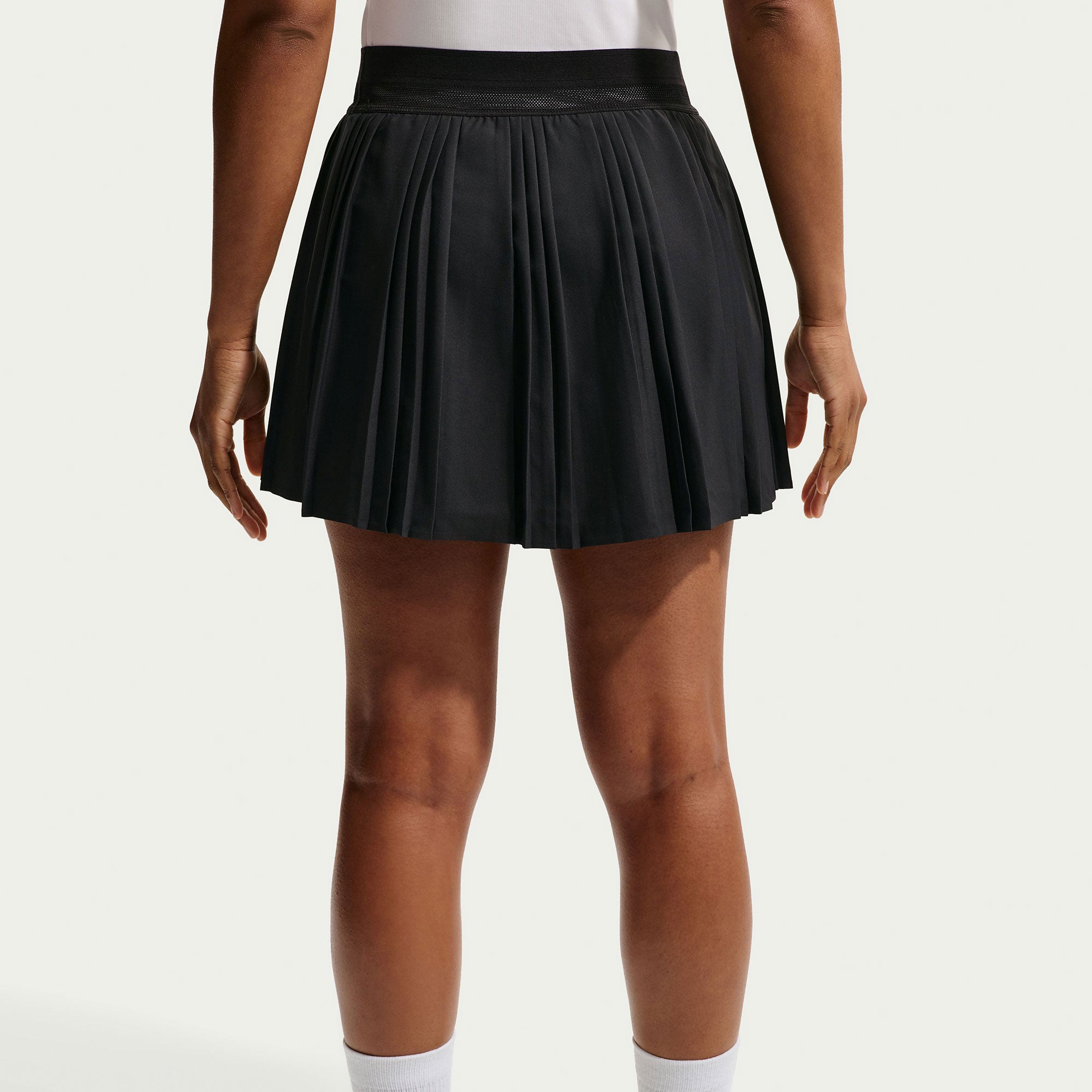 NikeCourt Advantage Women's Dri-FIT High-Waisted Pleated Tennis Skirt - Black (4)