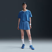 NikeCourt Advantage Women's Dri-FIT High-Waisted Pleated Tennis Skirt - Blue (1)