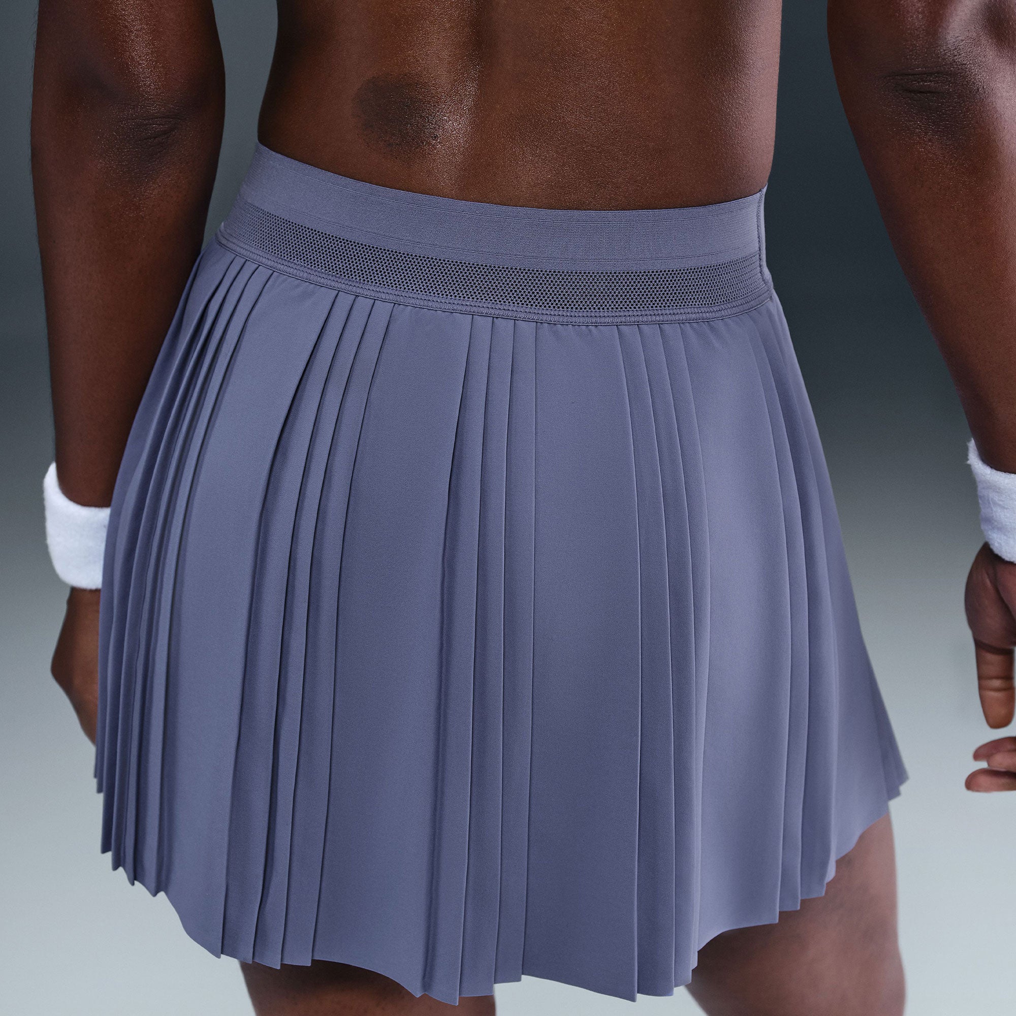 NikeCourt Advantage Women's Dri-FIT High-Waisted Pleated Tennis Skirt - Blue (4)
