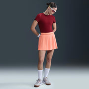 NikeCourt Advantage Women's Dri-FIT High-Waisted Pleated Tennis Skirt - Oranje (1)