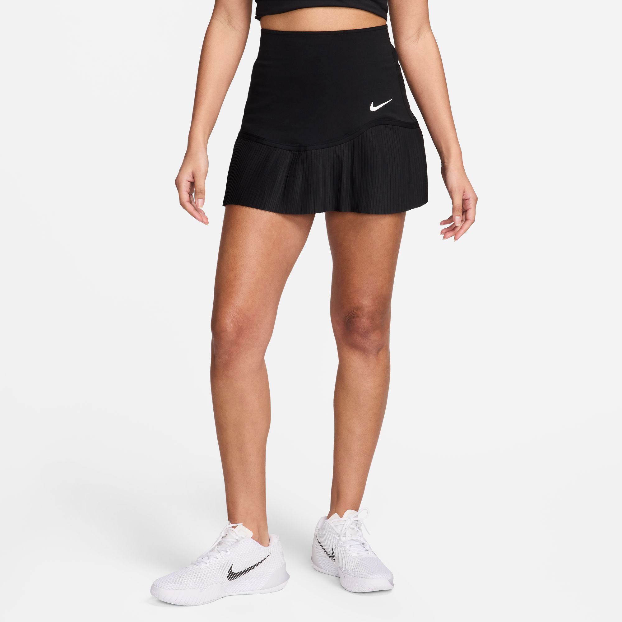 NikeCourt Advantage Women's Dri-FIT Pleated Tennis Skirt - Black (1)