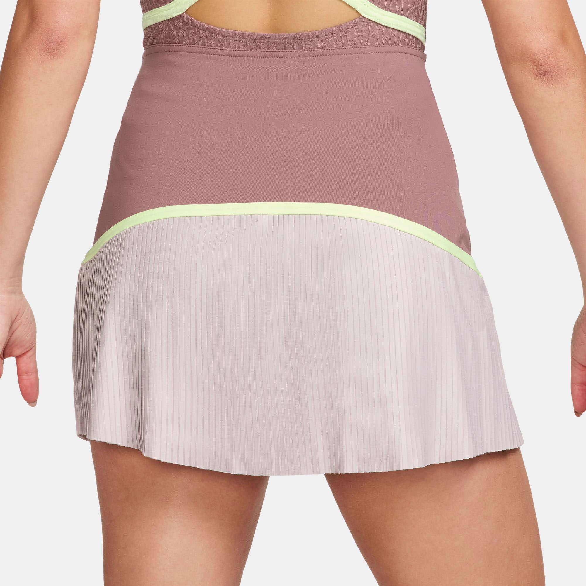 NikeCourt Advantage Women's Dri-FIT Pleated Tennis Skirt - Brown (2)