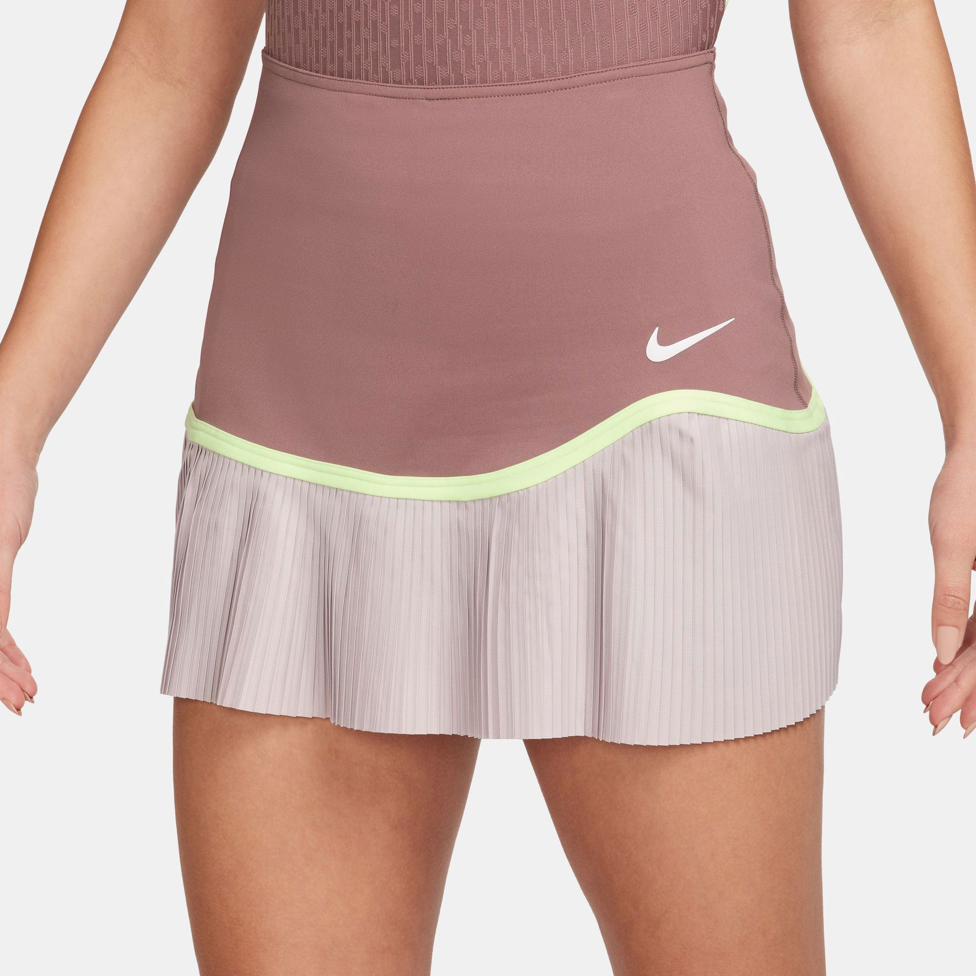 NikeCourt Advantage Women's Dri-FIT Pleated Tennis Skirt - Brown (3)