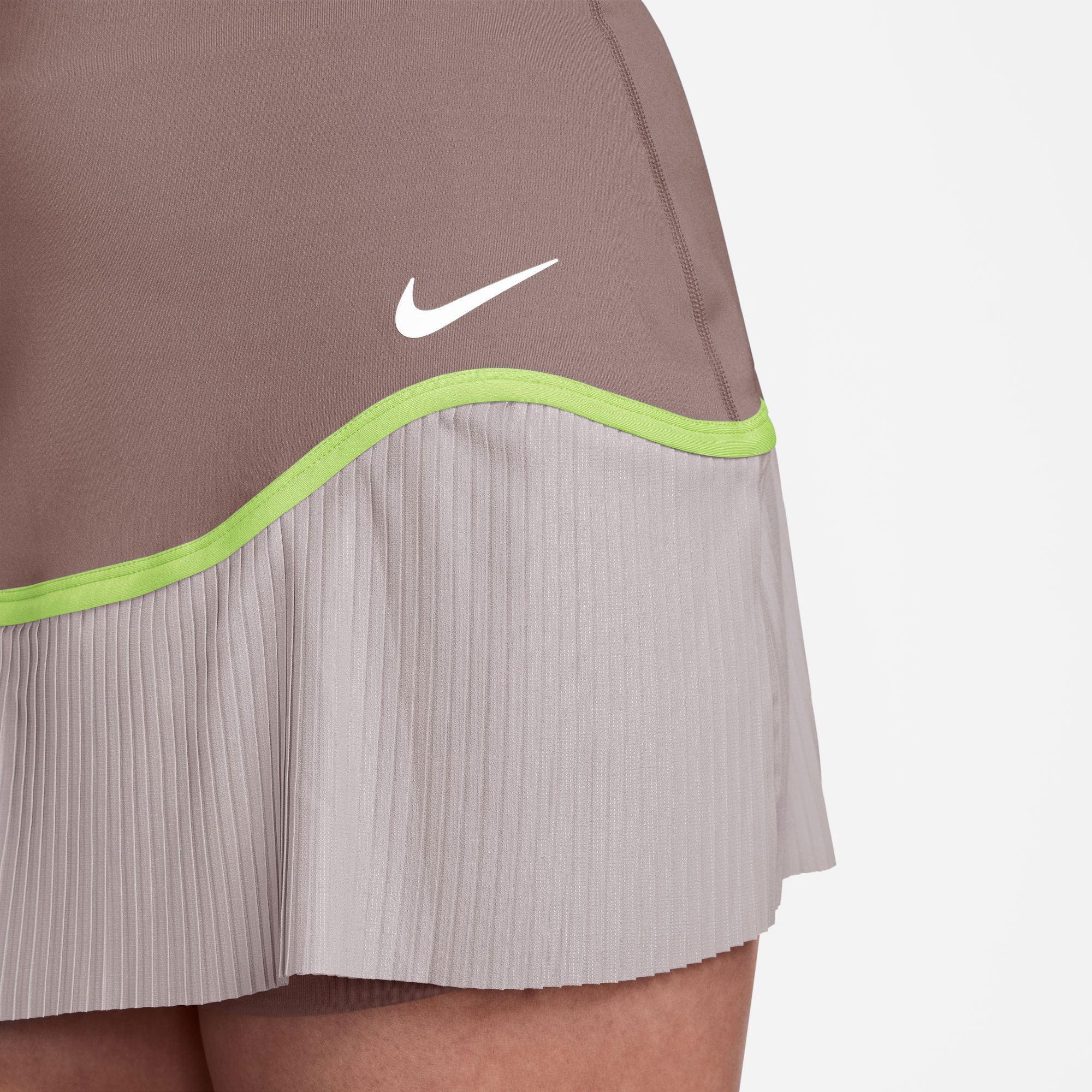 NikeCourt Advantage Women's Dri-FIT Pleated Tennis Skirt - Brown (4)