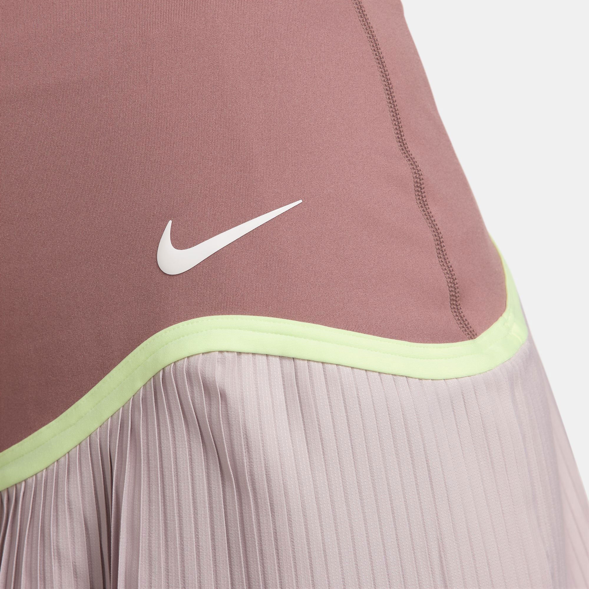 NikeCourt Advantage Women's Dri-FIT Pleated Tennis Skirt - Brown (5)