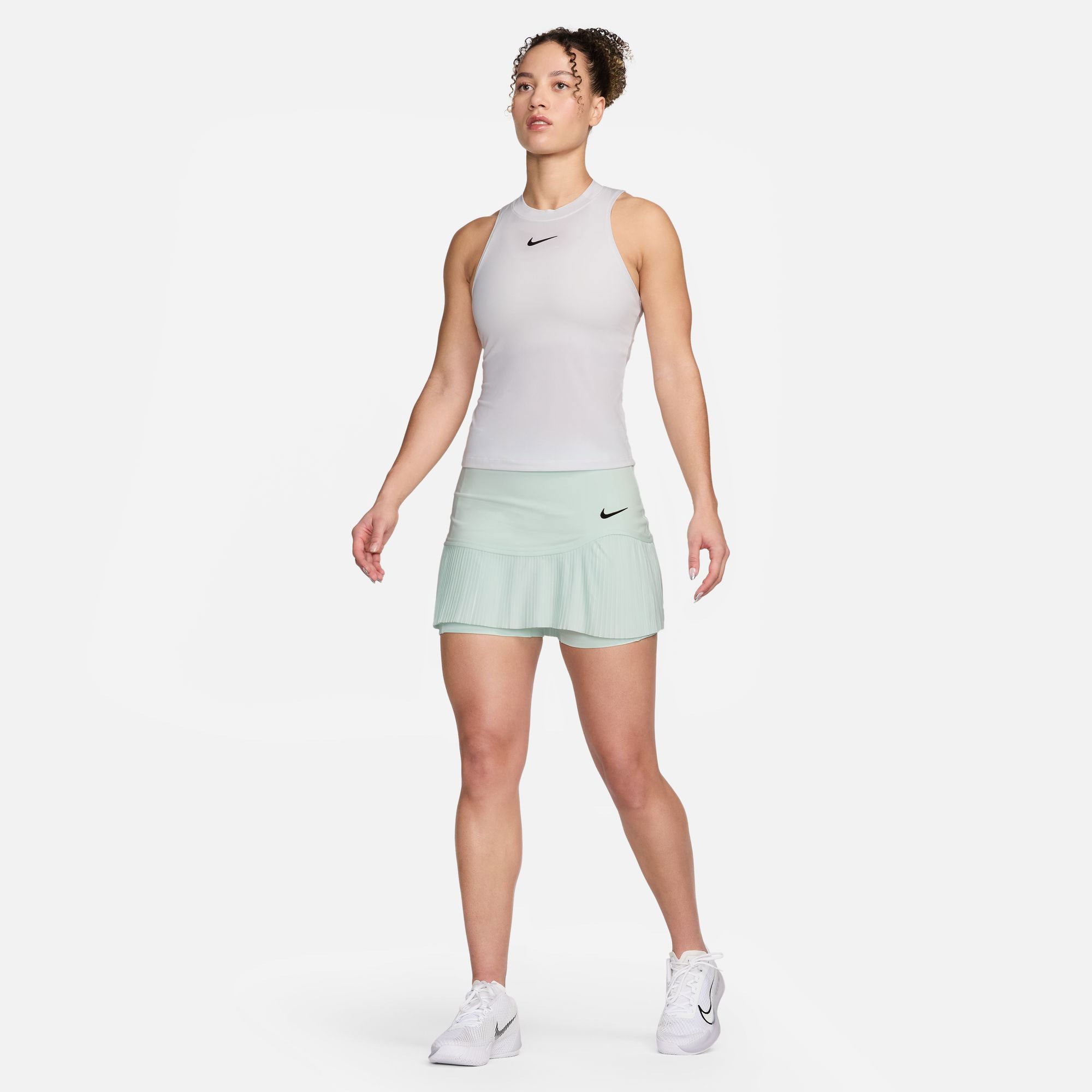 NikeCourt Advantage Women's Dri-FIT Pleated Tennis Skirt - Green (6)