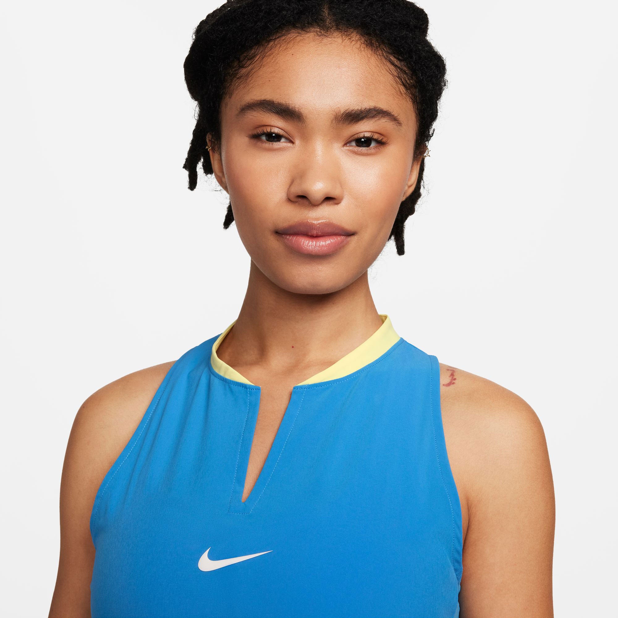 NikeCourt Advantage Women's Dri-FIT Tennis Dress - Blue (3)