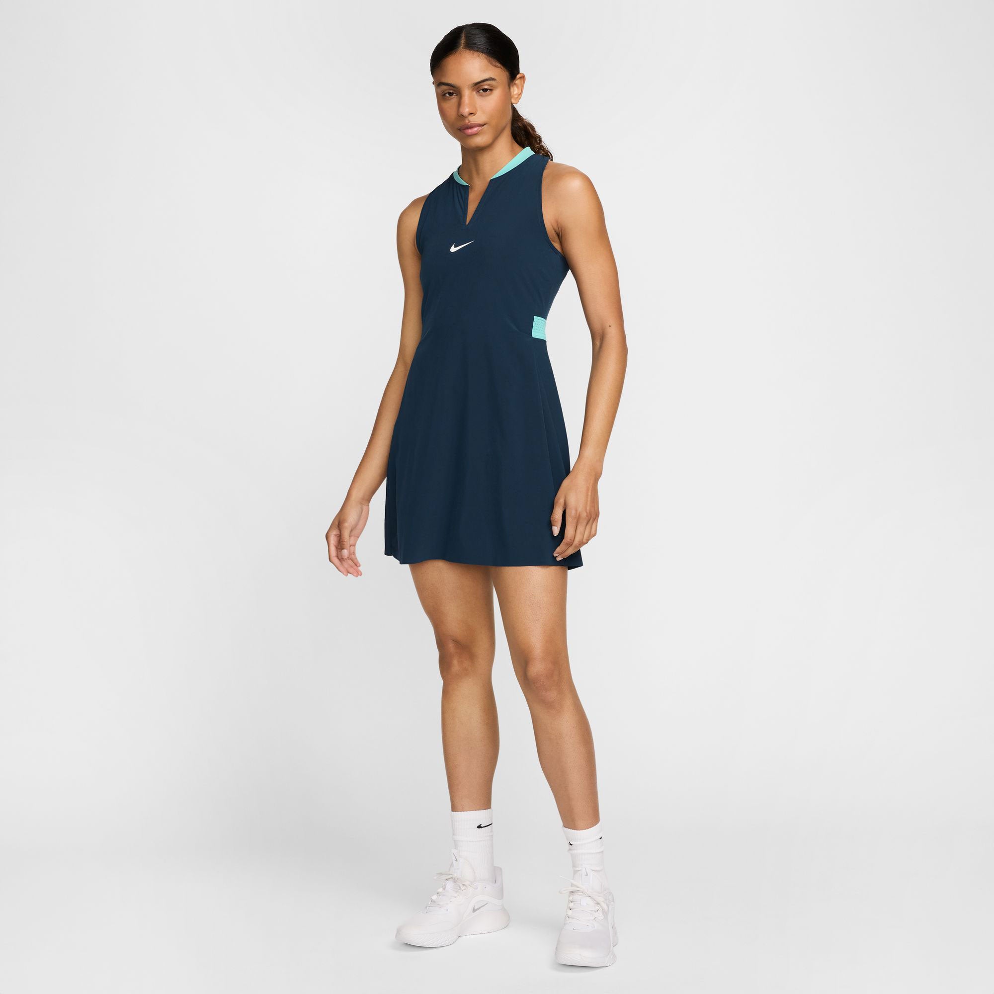 NikeCourt Advantage Women's Dri-FIT Tennis Dress - Blue (6)