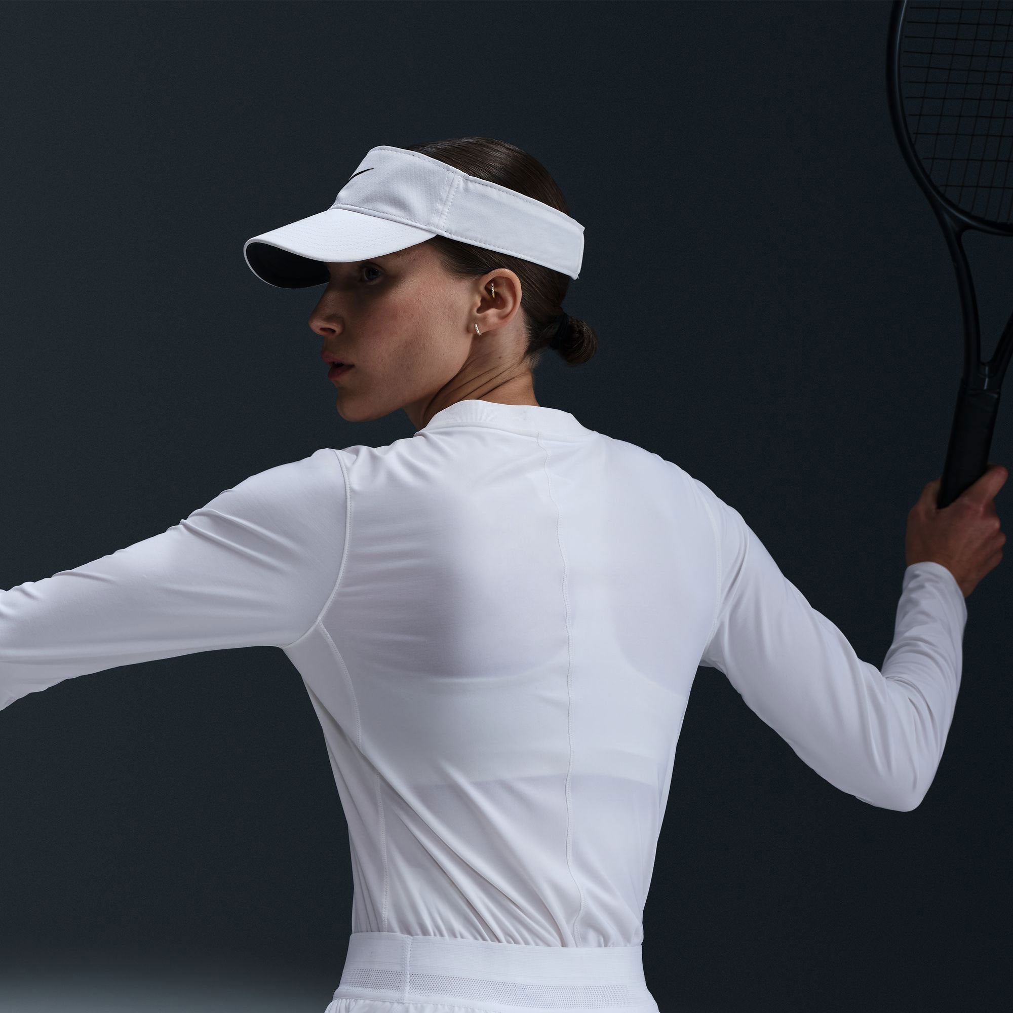 NikeCourt Advantage Women's Dri-FIT Tennis Mid Layer - White (2)