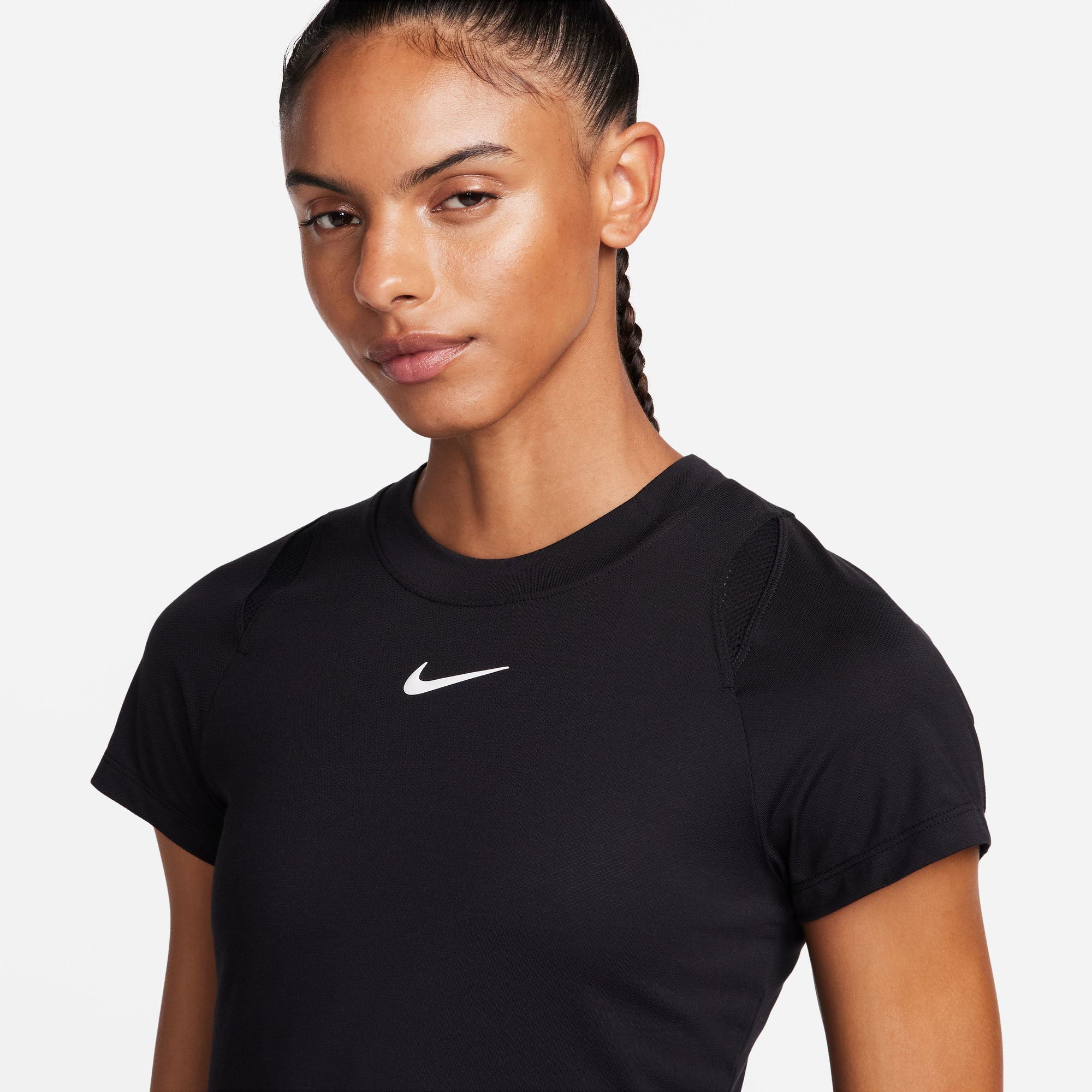 NikeCourt Advantage Women's Dri-FIT Tennis Shirt - Black (3)