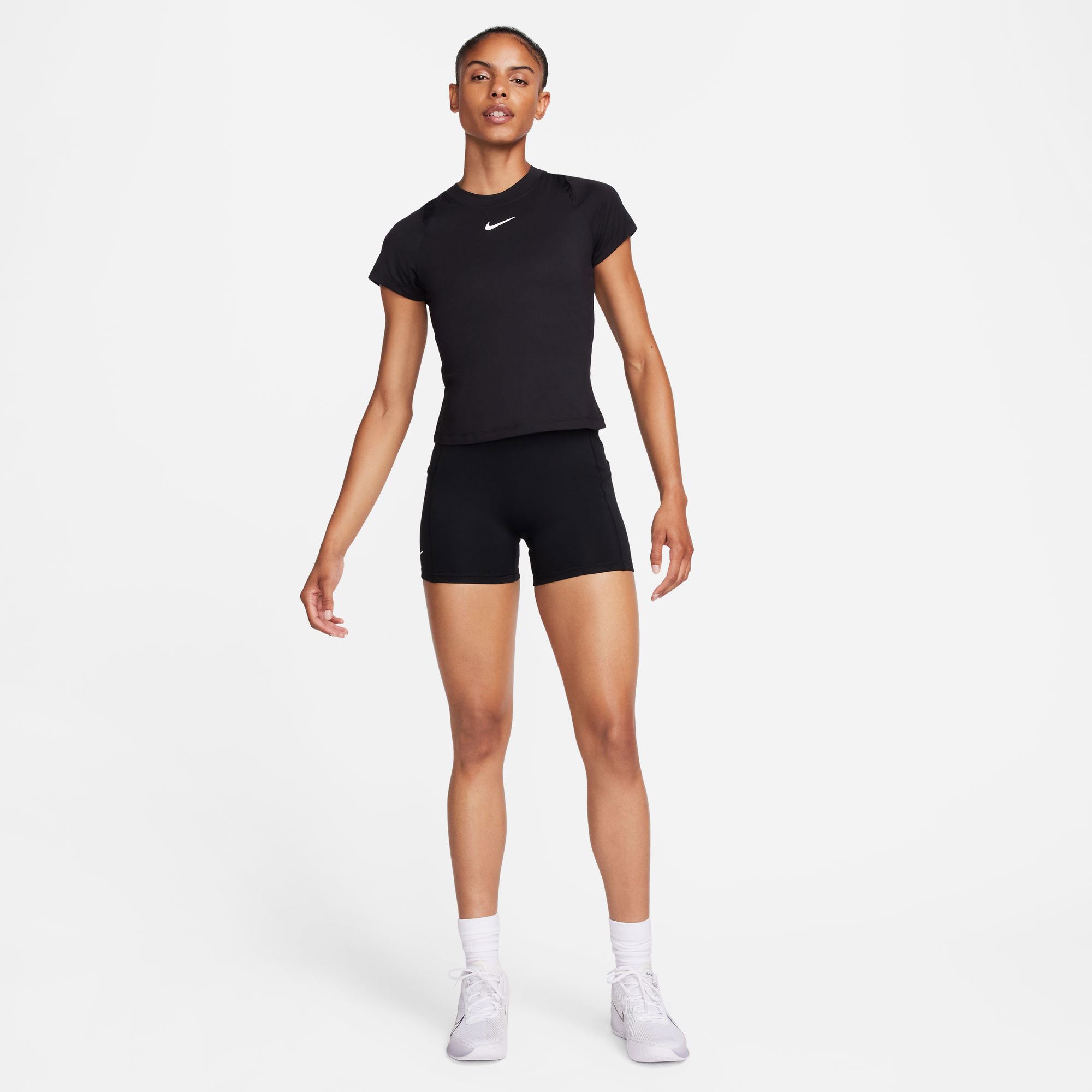 NikeCourt Advantage Women's Dri-FIT Tennis Shirt - Black (5)