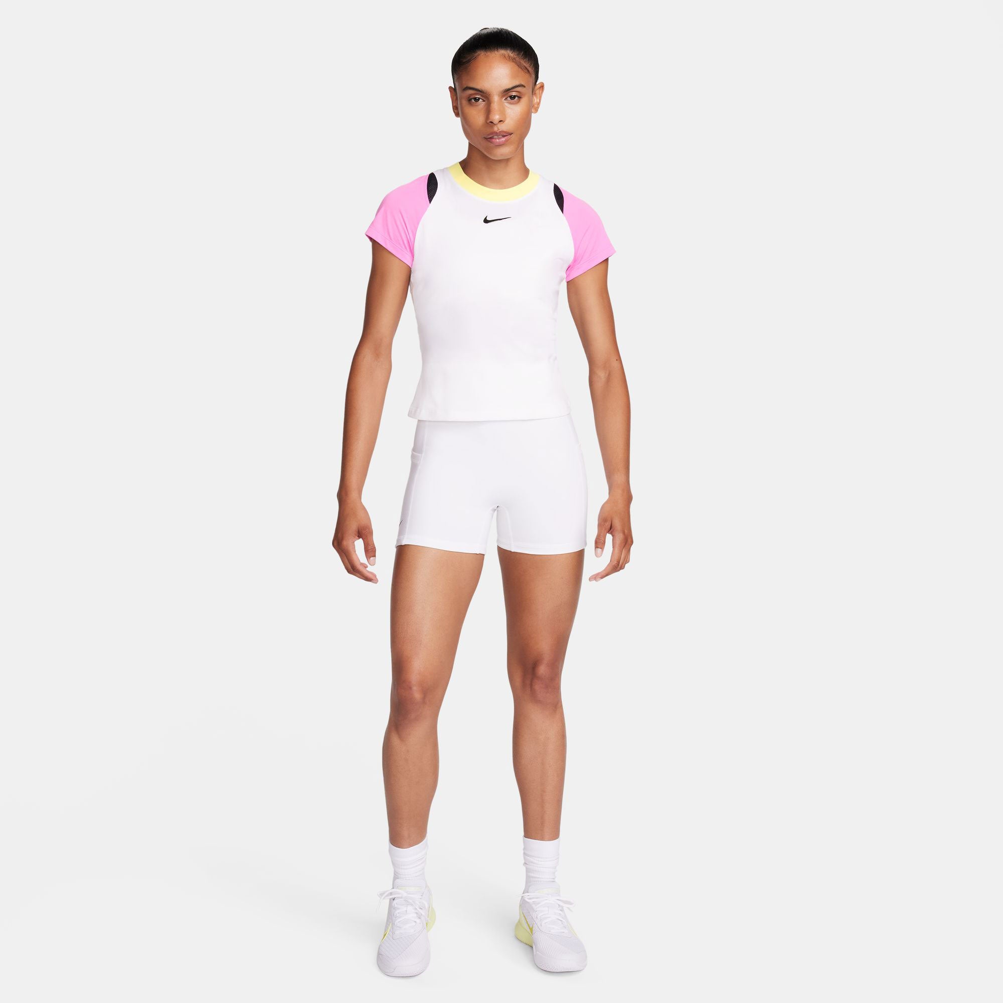 NikeCourt Advantage Women's Dri-FIT Tennis Shirt - White (5)