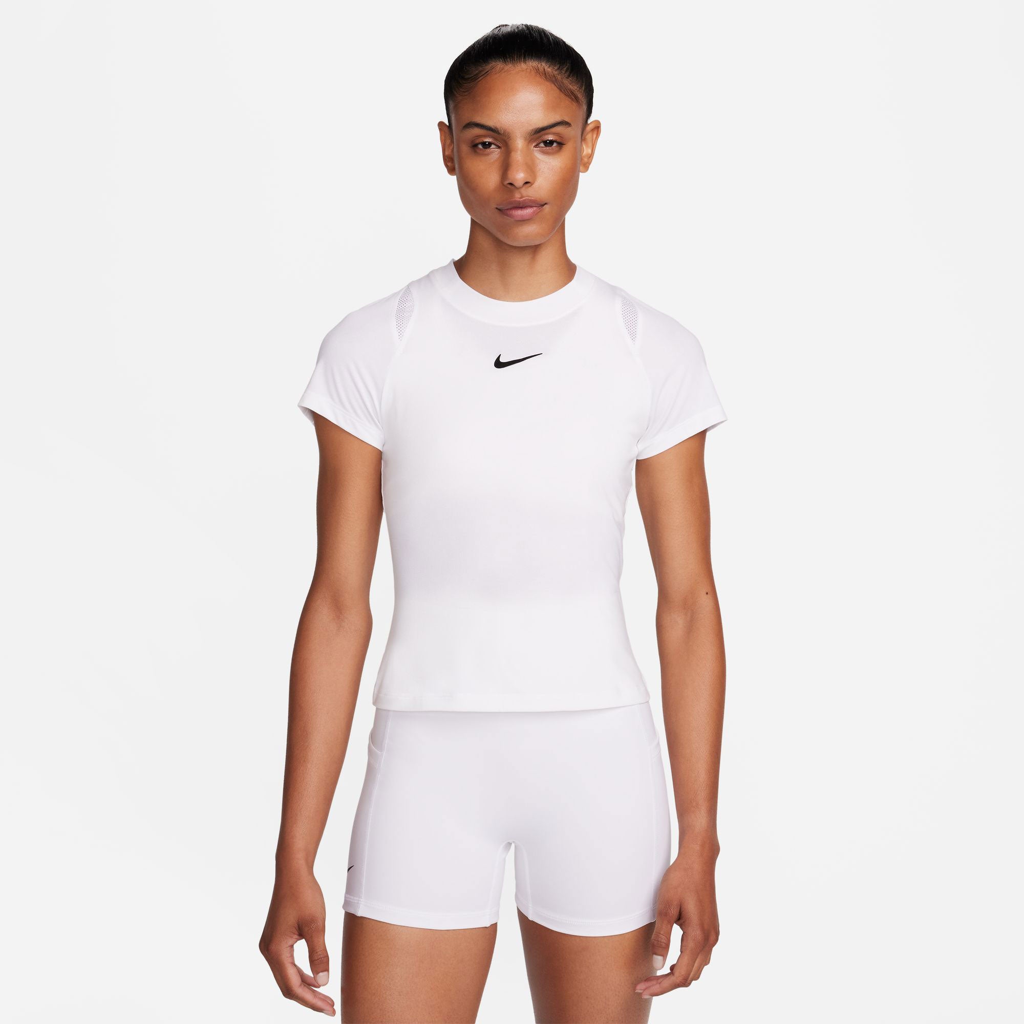 NikeCourt Advantage Women's Dri-FIT Tennis Shirt - White (1)