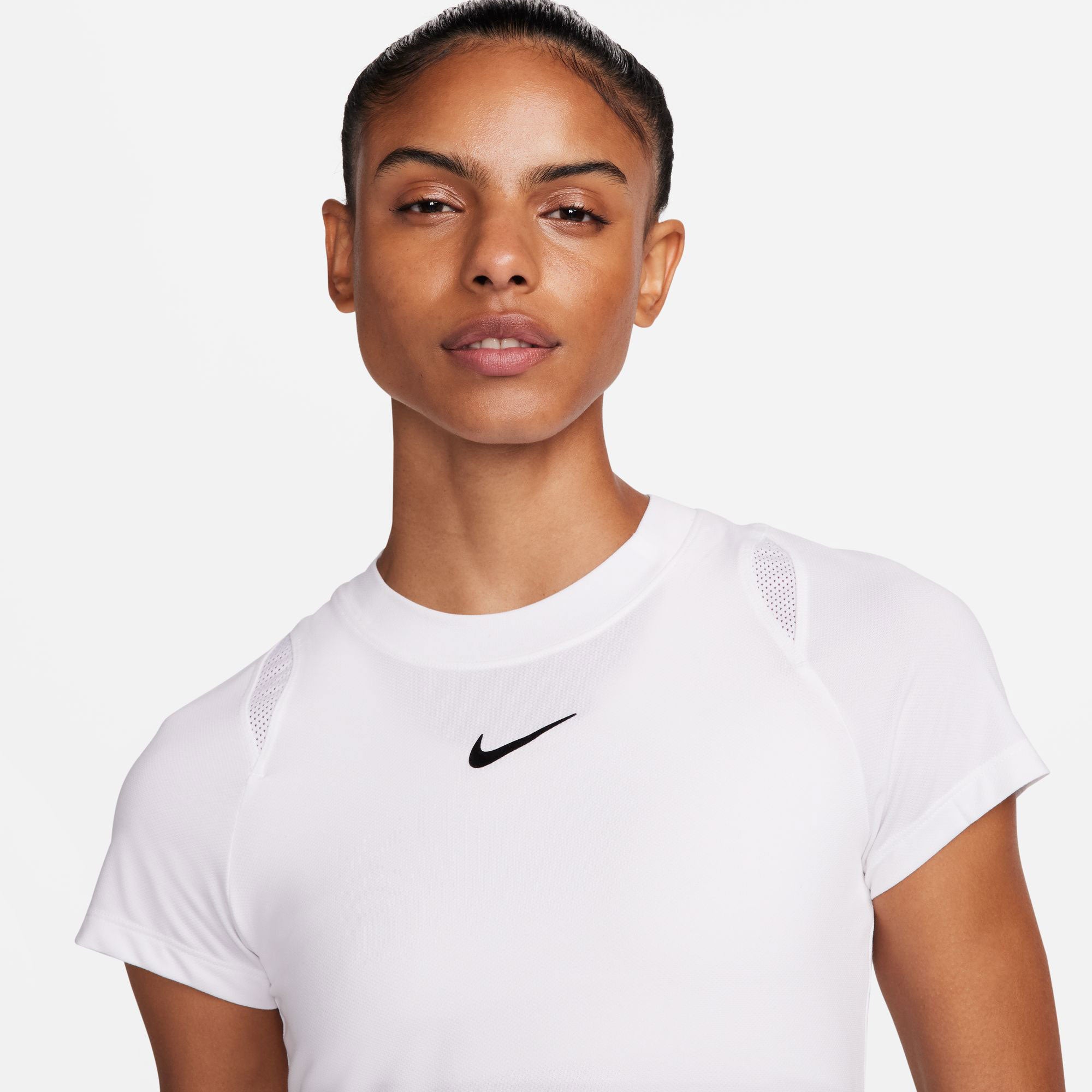 NikeCourt Advantage Women's Dri-FIT Tennis Shirt - White (3)