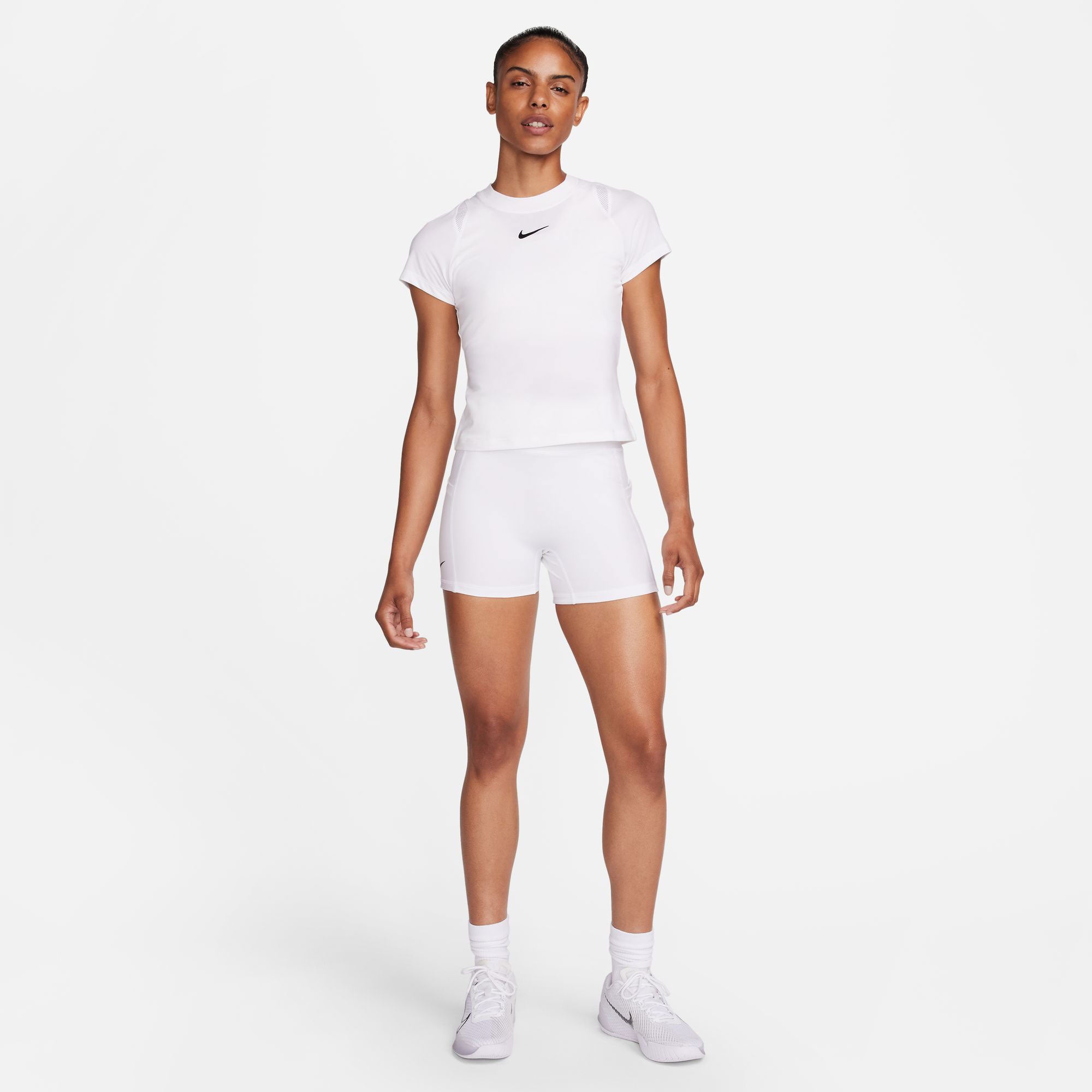 NikeCourt Advantage Women's Dri-FIT Tennis Shirt - White (4)