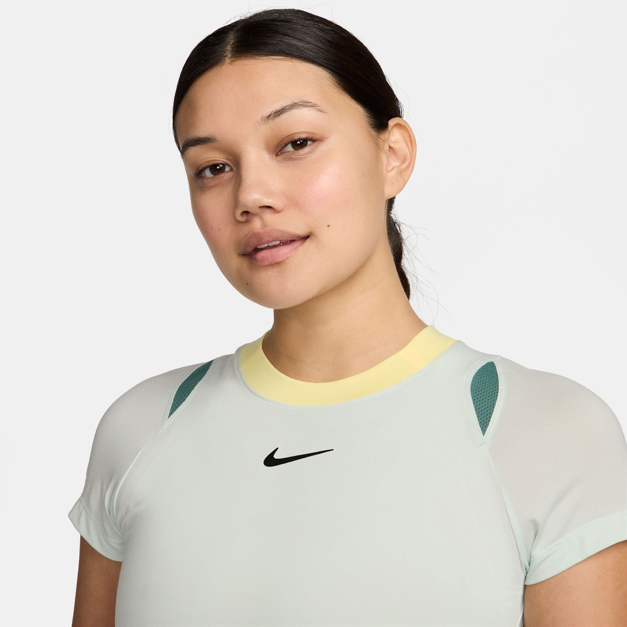 NikeCourt Advantage Women's Dri-FIT Tennis Shirt - Green (3)