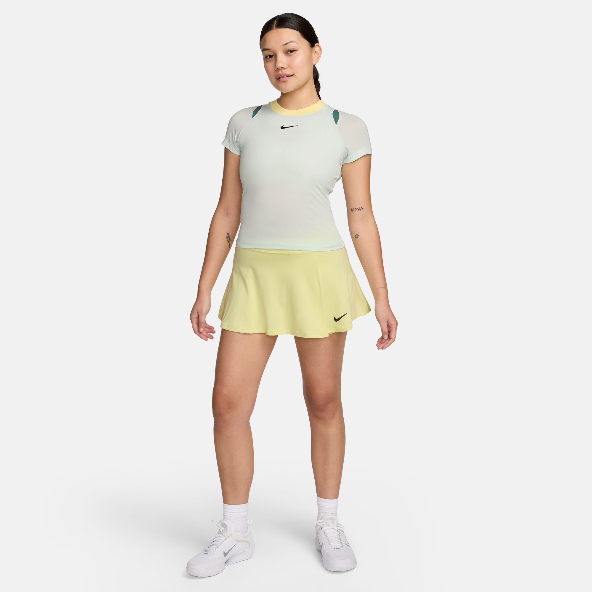 NikeCourt Advantage Women's Dri-FIT Tennis Shirt - Green (5)