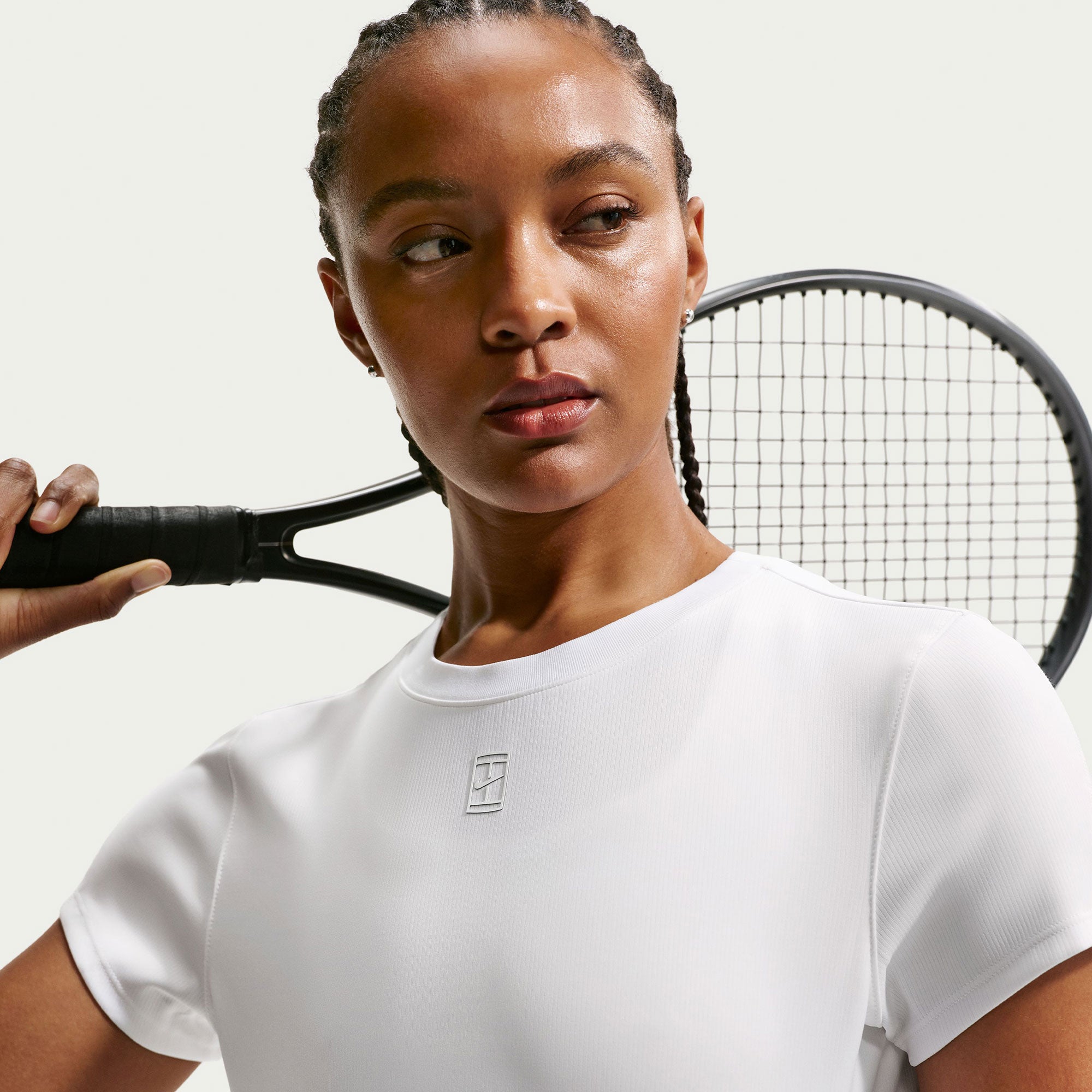 NikeCourt Advantage Women's Dri-FIT Tennis Shirt - White (3)