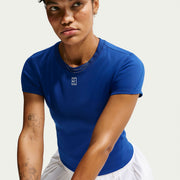 NikeCourt Advantage Women's Dri-FIT Tennis Shirt - Blue (1)