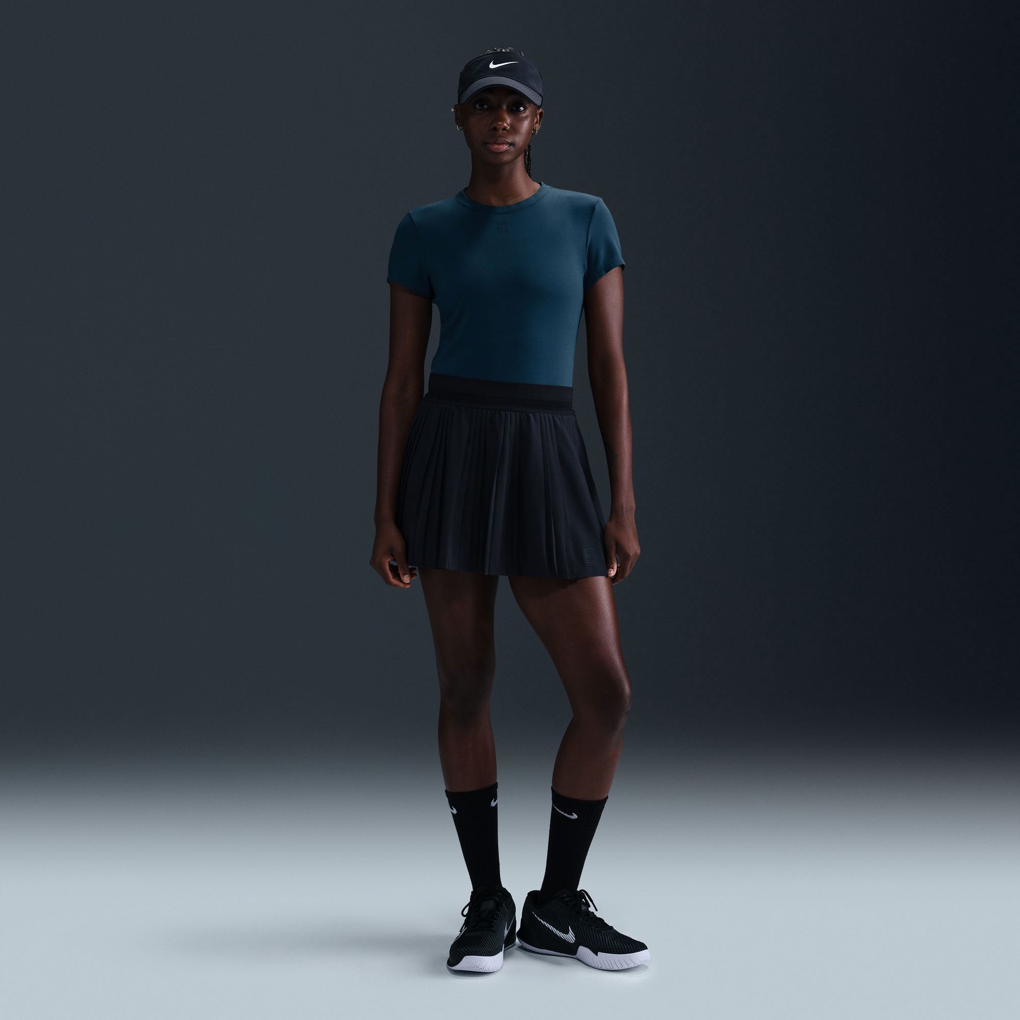 NikeCourt Advantage Women's Dri-FIT Tennis Shirt - Dark Blue (5)