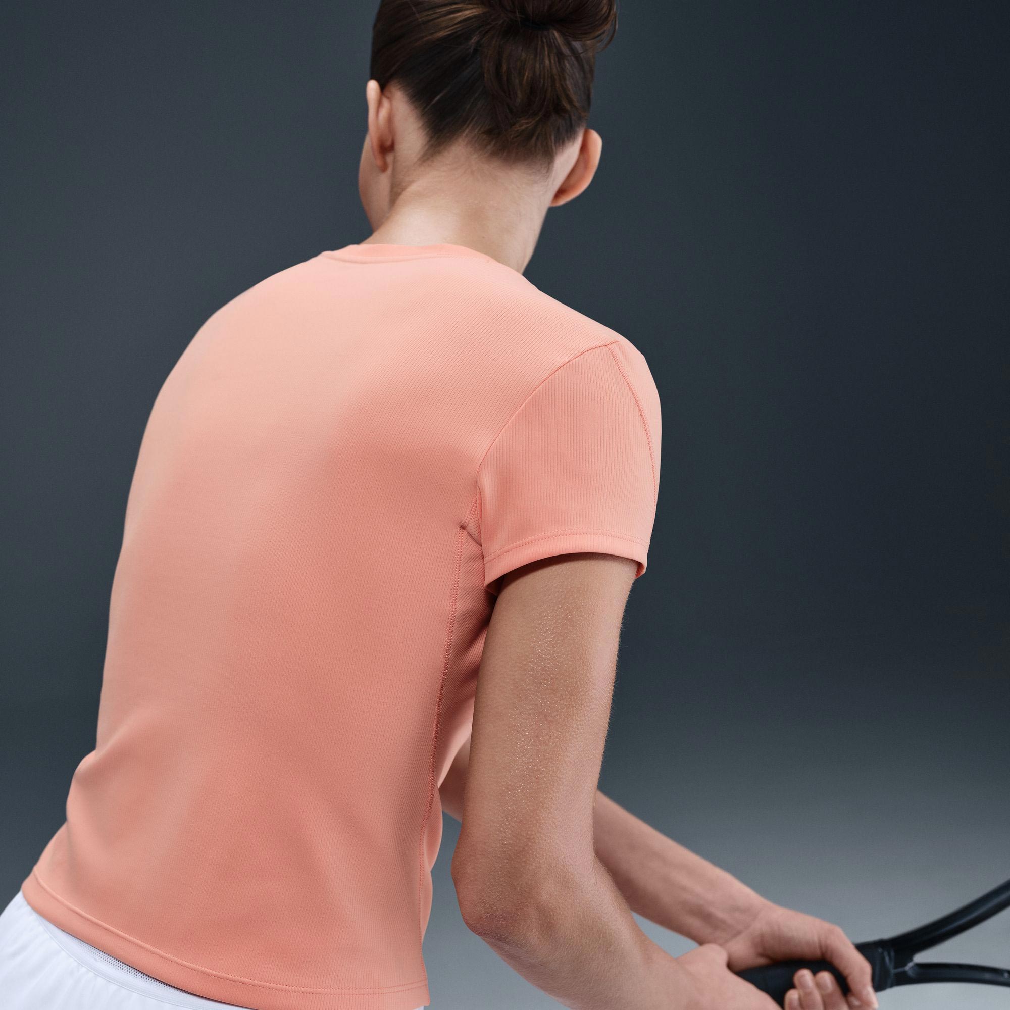 NikeCourt Advantage Women's Dri-FIT Tennis Shirt - Orange (2)