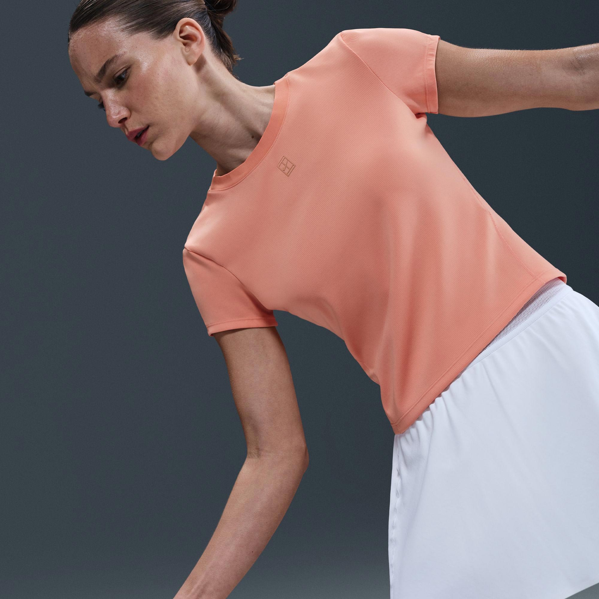 NikeCourt Advantage Women's Dri-FIT Tennis Shirt - Orange (3)