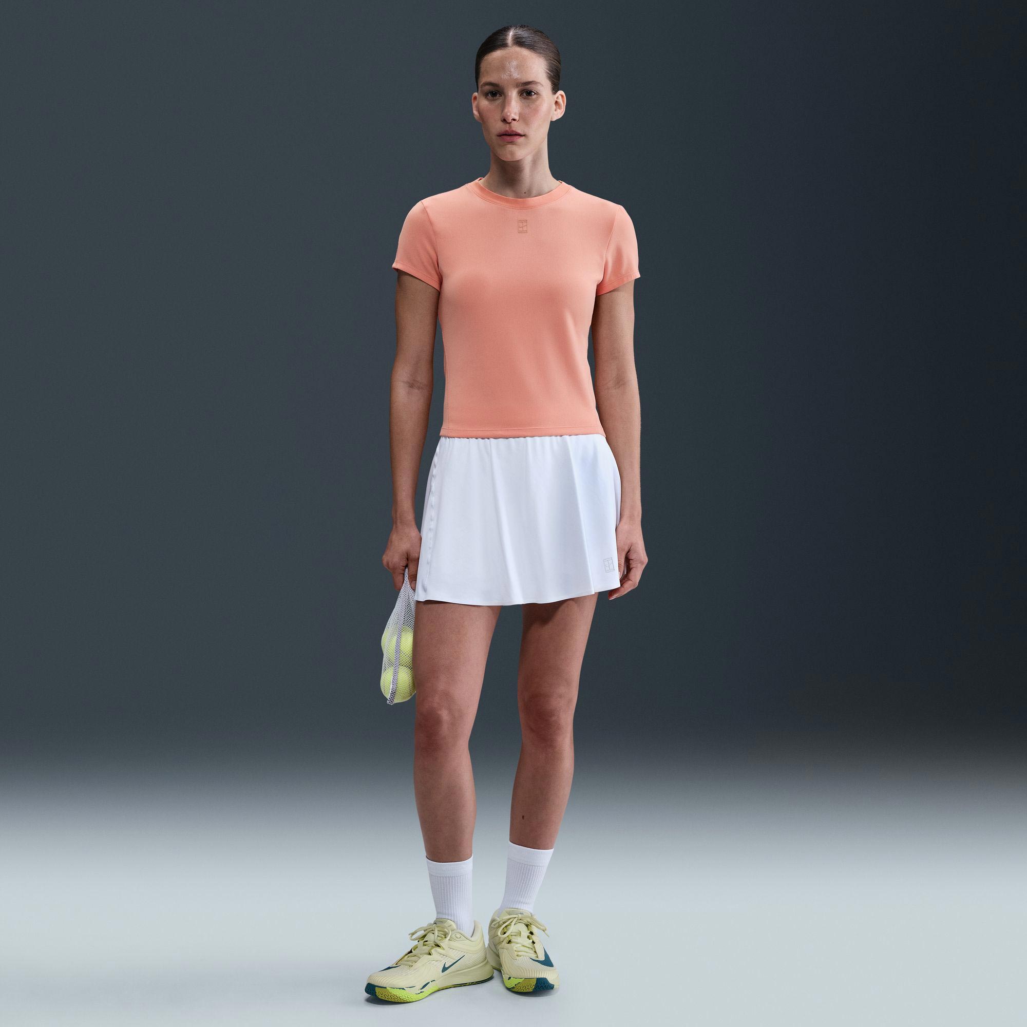NikeCourt Advantage Women's Dri-FIT Tennis Shirt - Orange (4)