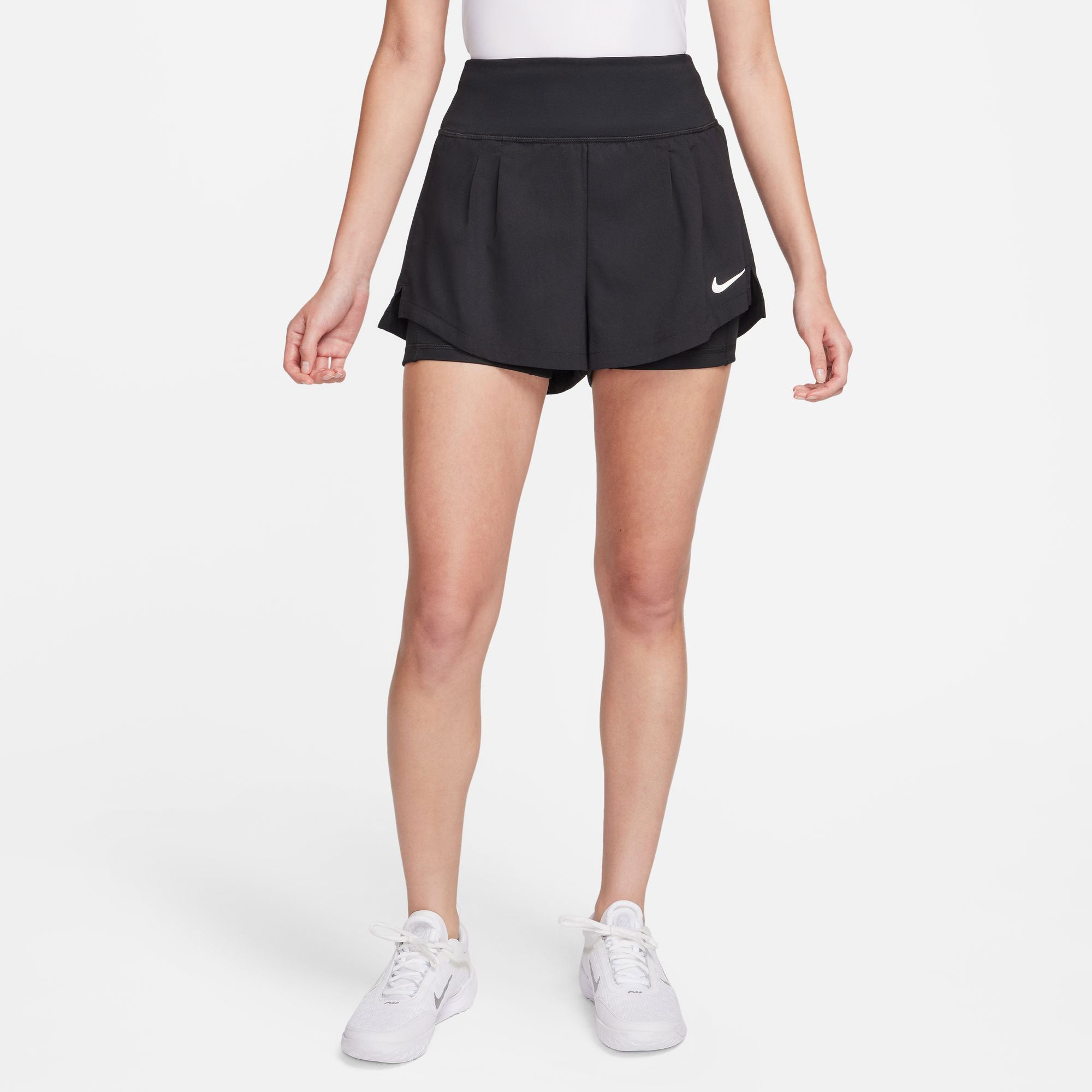 NikeCourt Advantage Women's Dri-FIT Tennis Shorts - Black (1)