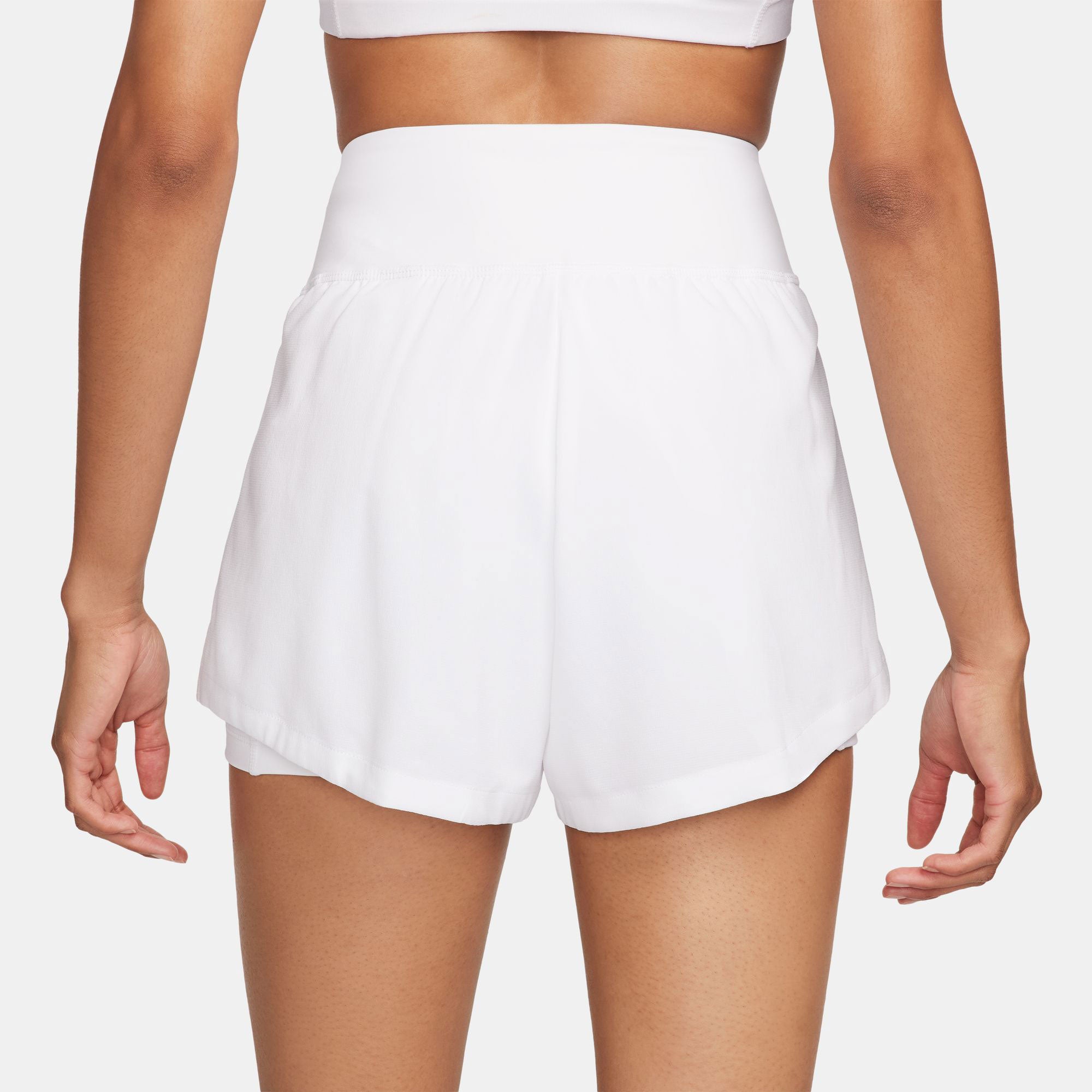 NikeCourt Advantage Women's Dri-FIT Tennis Shorts - White (2)