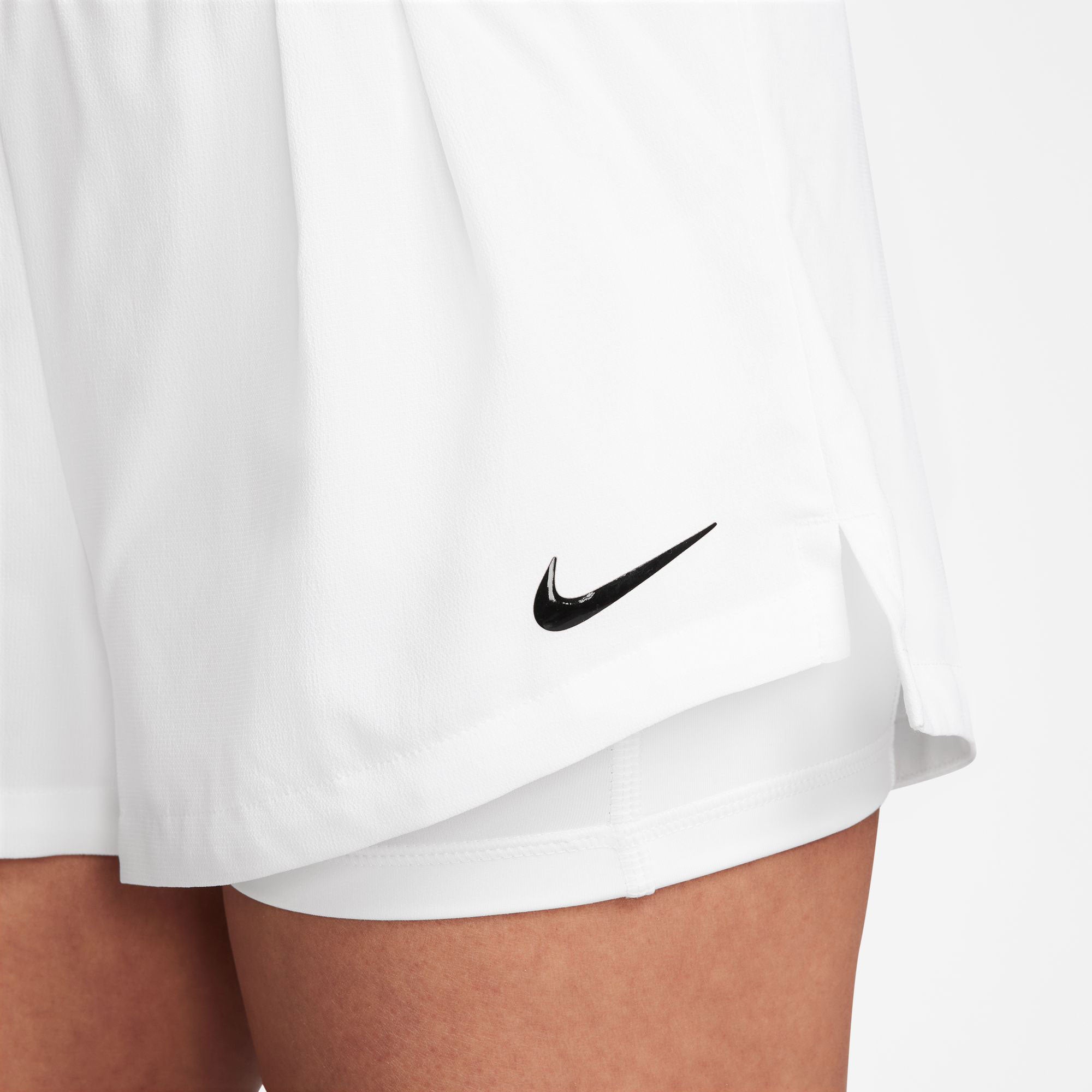 NikeCourt Advantage Women's Dri-FIT Tennis Shorts - White (4)