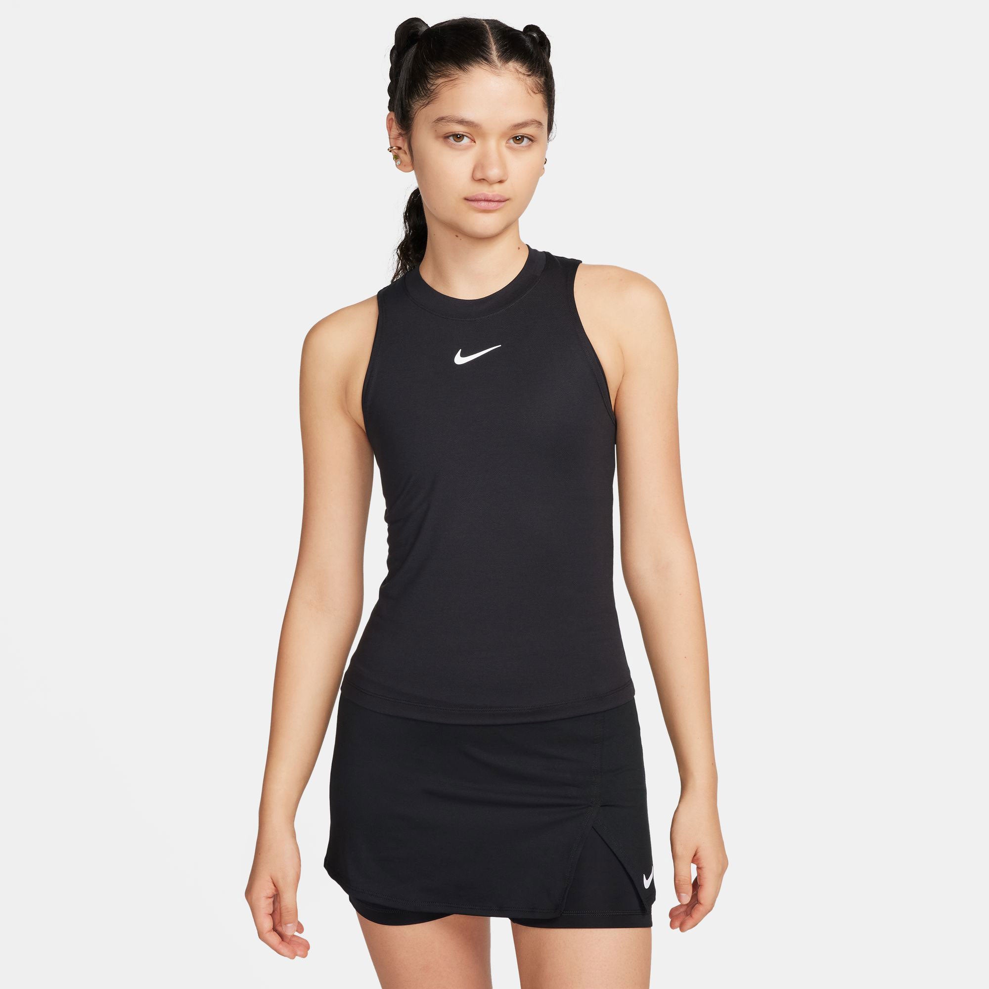 NikeCourt Advantage Women's Dri-FIT Tennis Tank - Black (1)