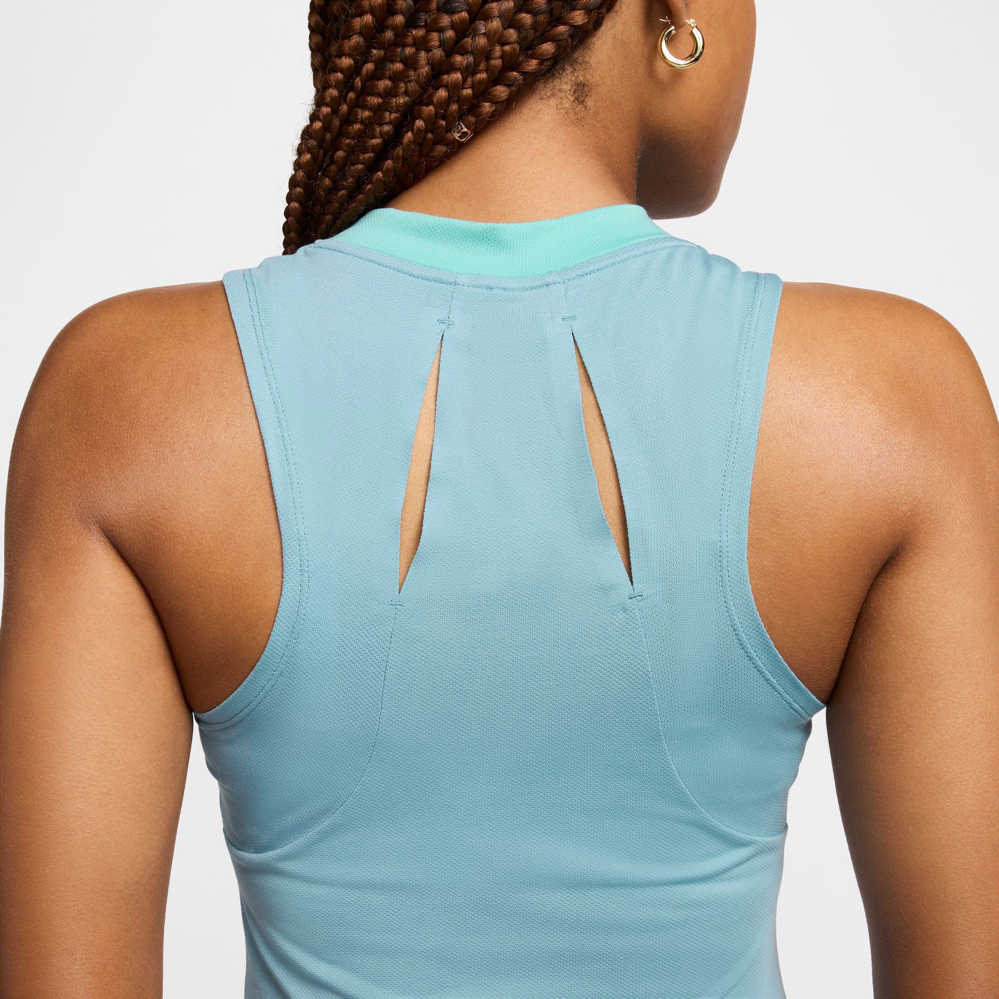 NikeCourt Advantage Women's Dri-FIT Tennis Tank - Blue (4)