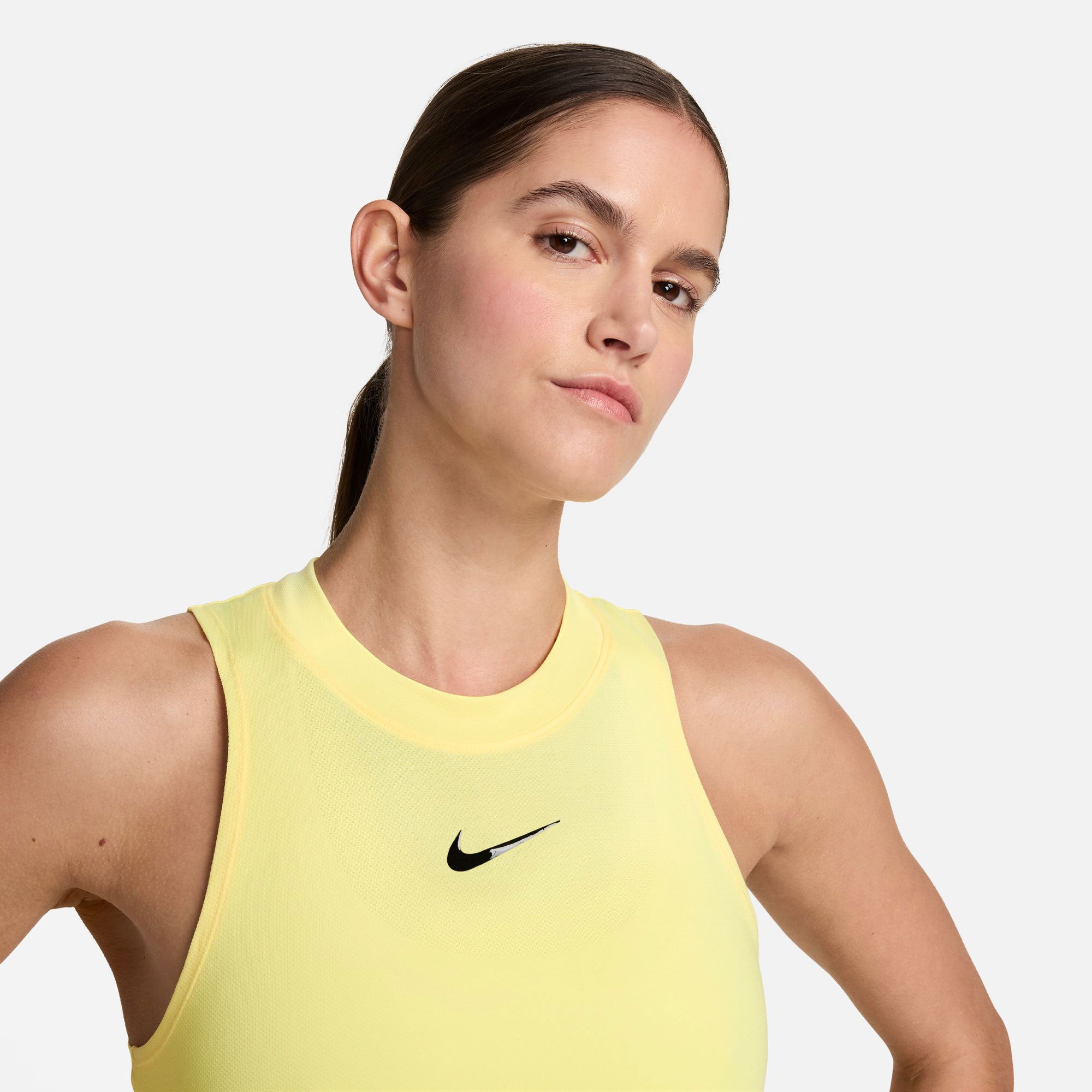 NikeCourt Advantage Women's Dri-FIT Tennis Tank - Yellow (3)