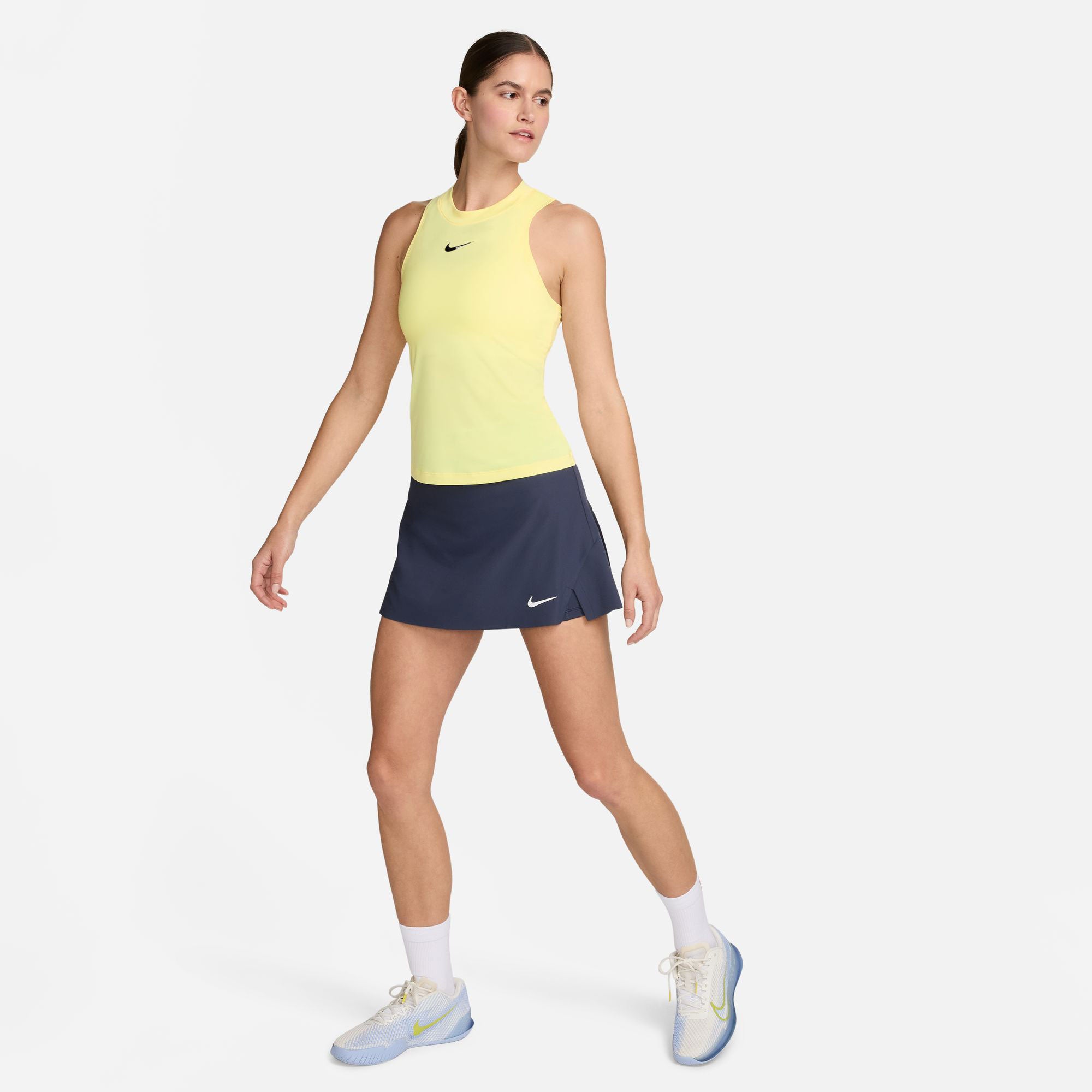 NikeCourt Advantage Women's Dri-FIT Tennis Tank - Yellow (6)