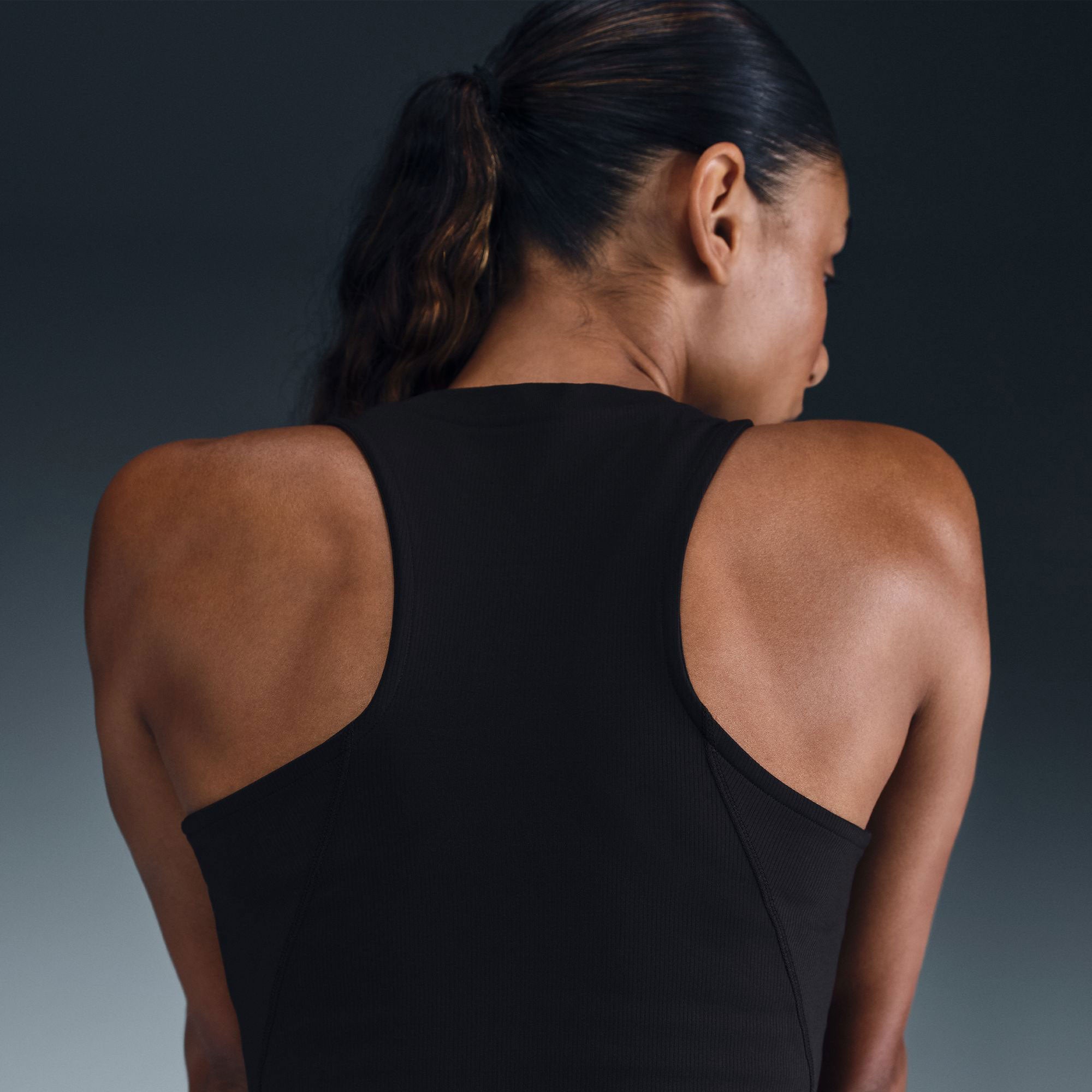 NikeCourt Advantage Women's Dri-FIT Tennis Tank - Black (2)