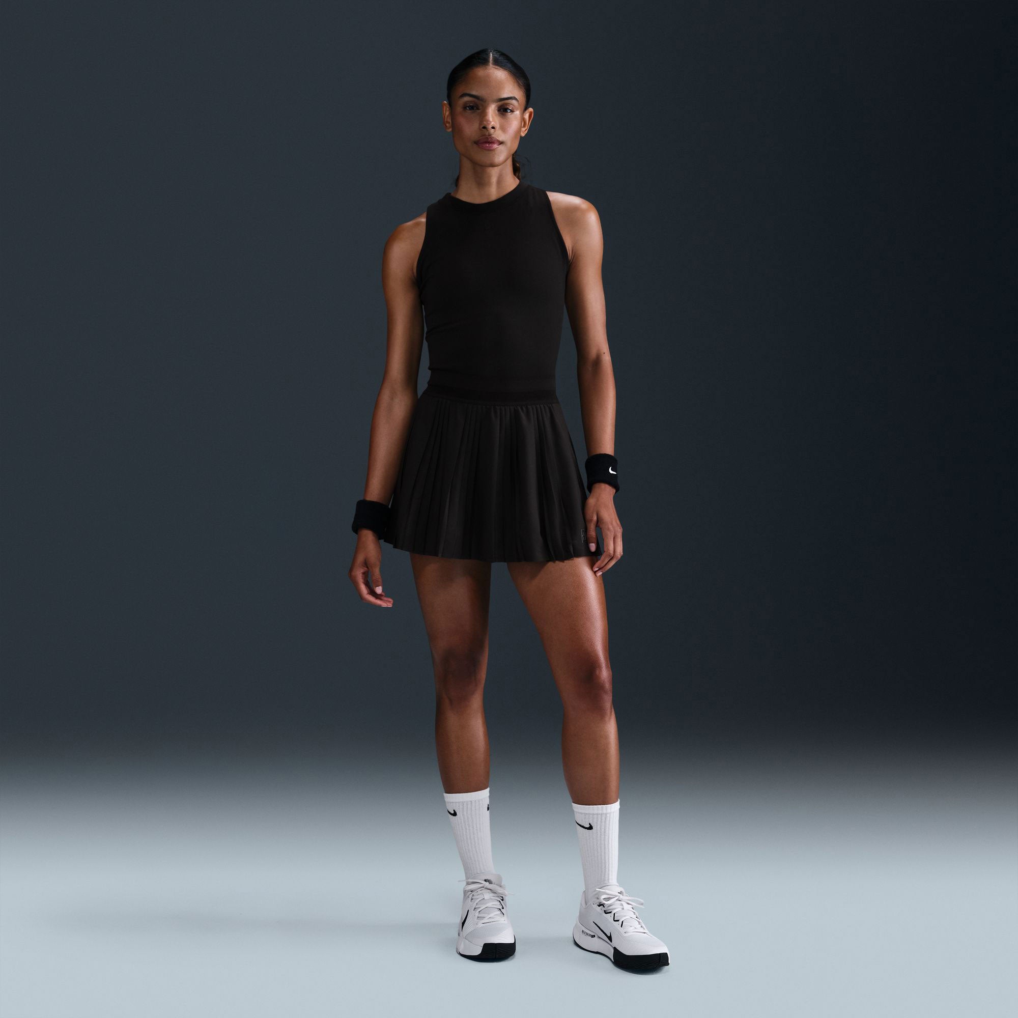 NikeCourt Advantage Women's Dri-FIT Tennis Tank - Black (5)