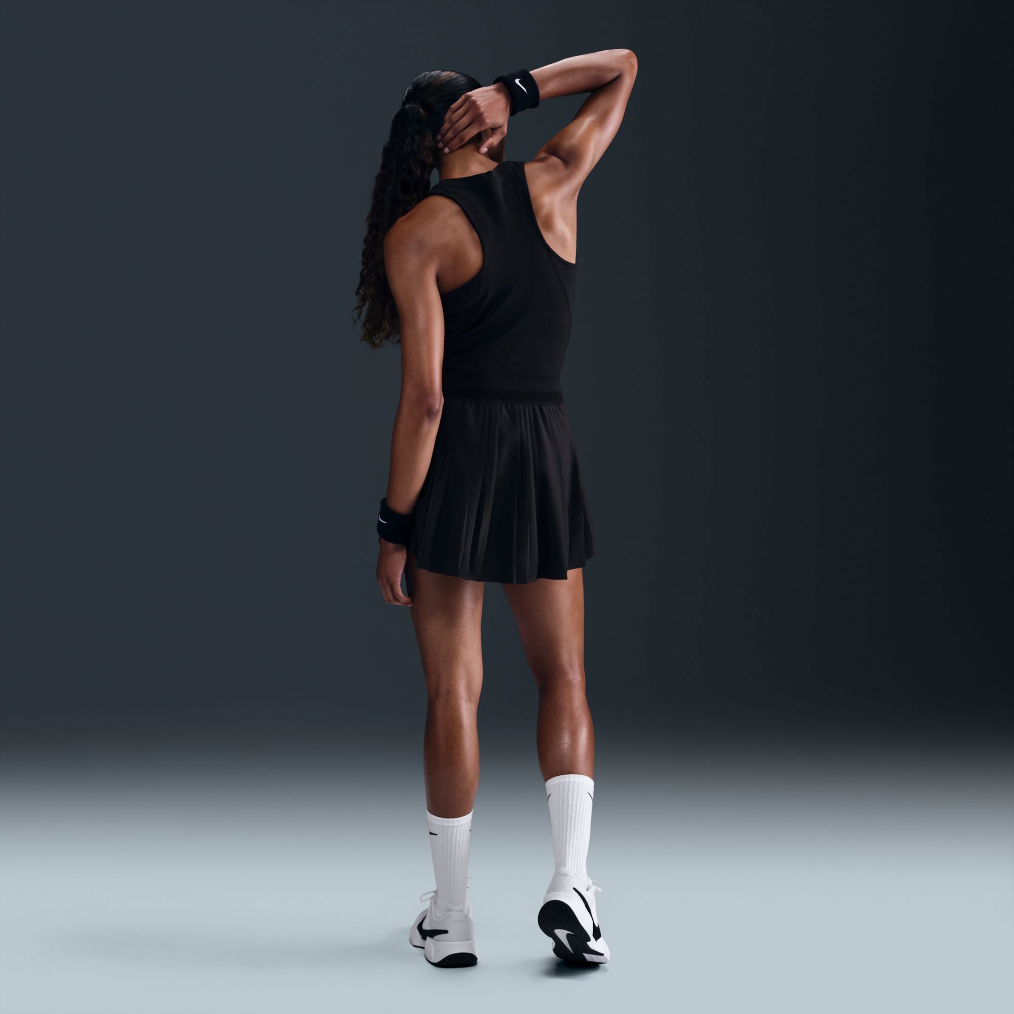 NikeCourt Advantage Women's Dri-FIT Tennis Tank - Black (6)