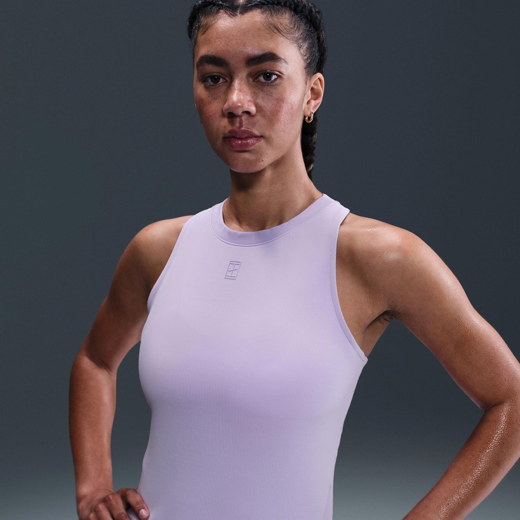 NikeCourt Advantage Women's Dri-FIT Tennis Tank - Purple (1)